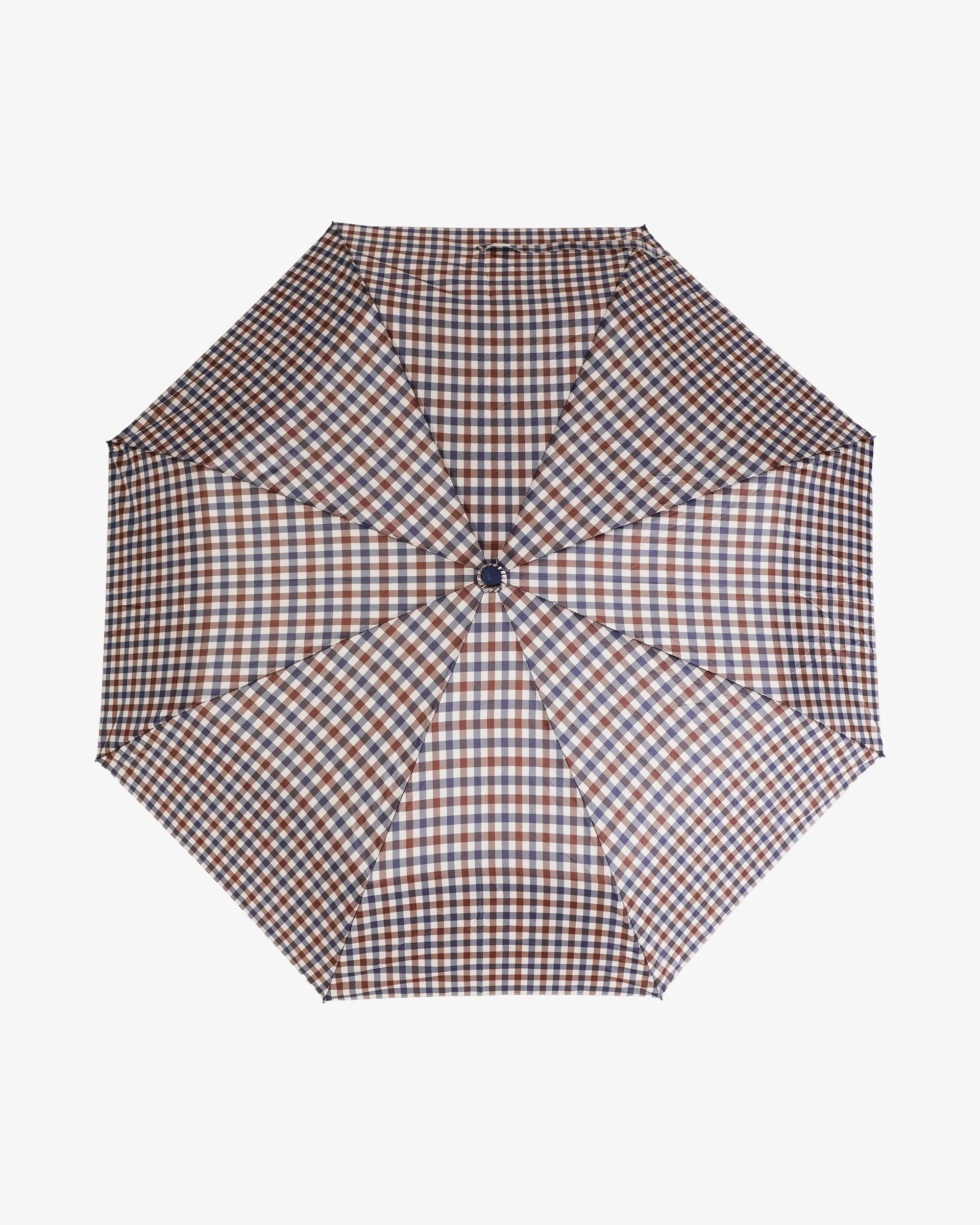Aquascutum Iconic Pocket Umbrella - Club Check 28 - Image 2