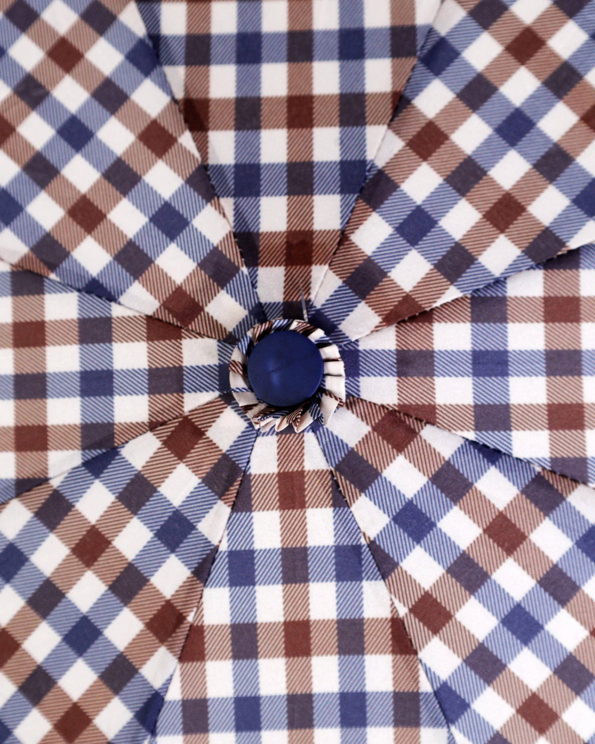 Aquascutum Iconic Pocket Umbrella - Club Check 28 - Image 4