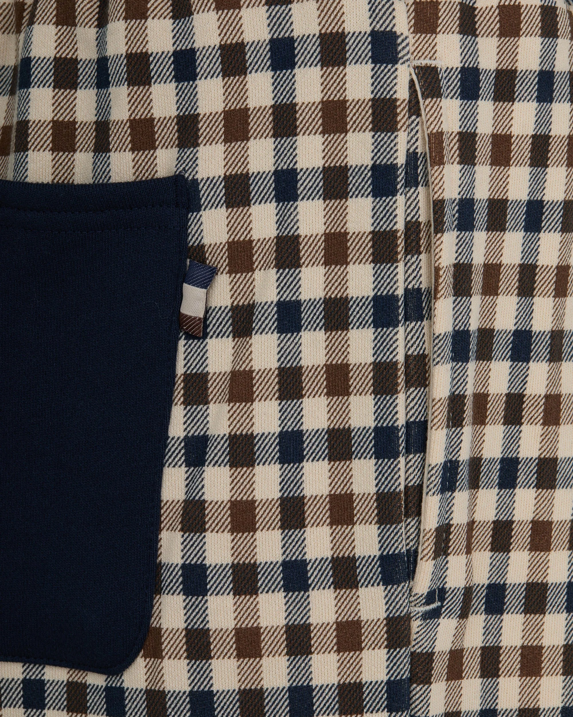 Aquascutum Mens Club Check Shorts - Navy 11 - Image 2