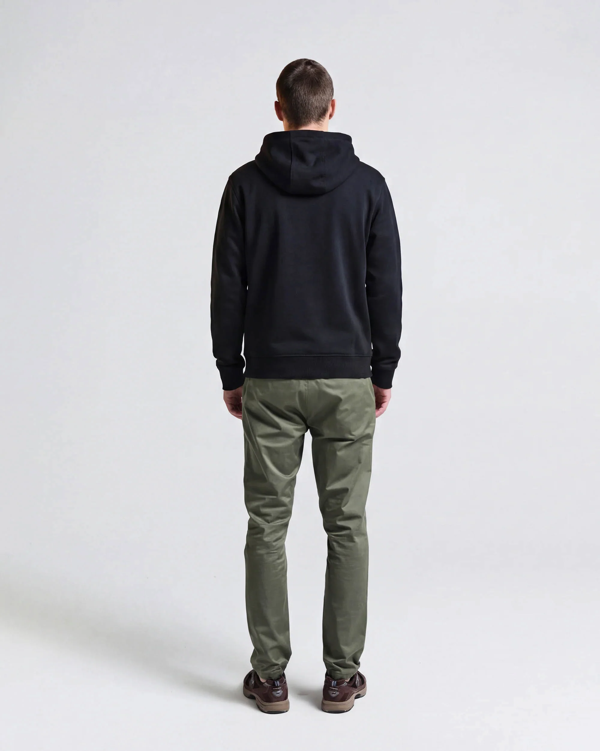 Aquascutum Mens Full Zip Badge Hoodie - Navy 11 - Image 3
