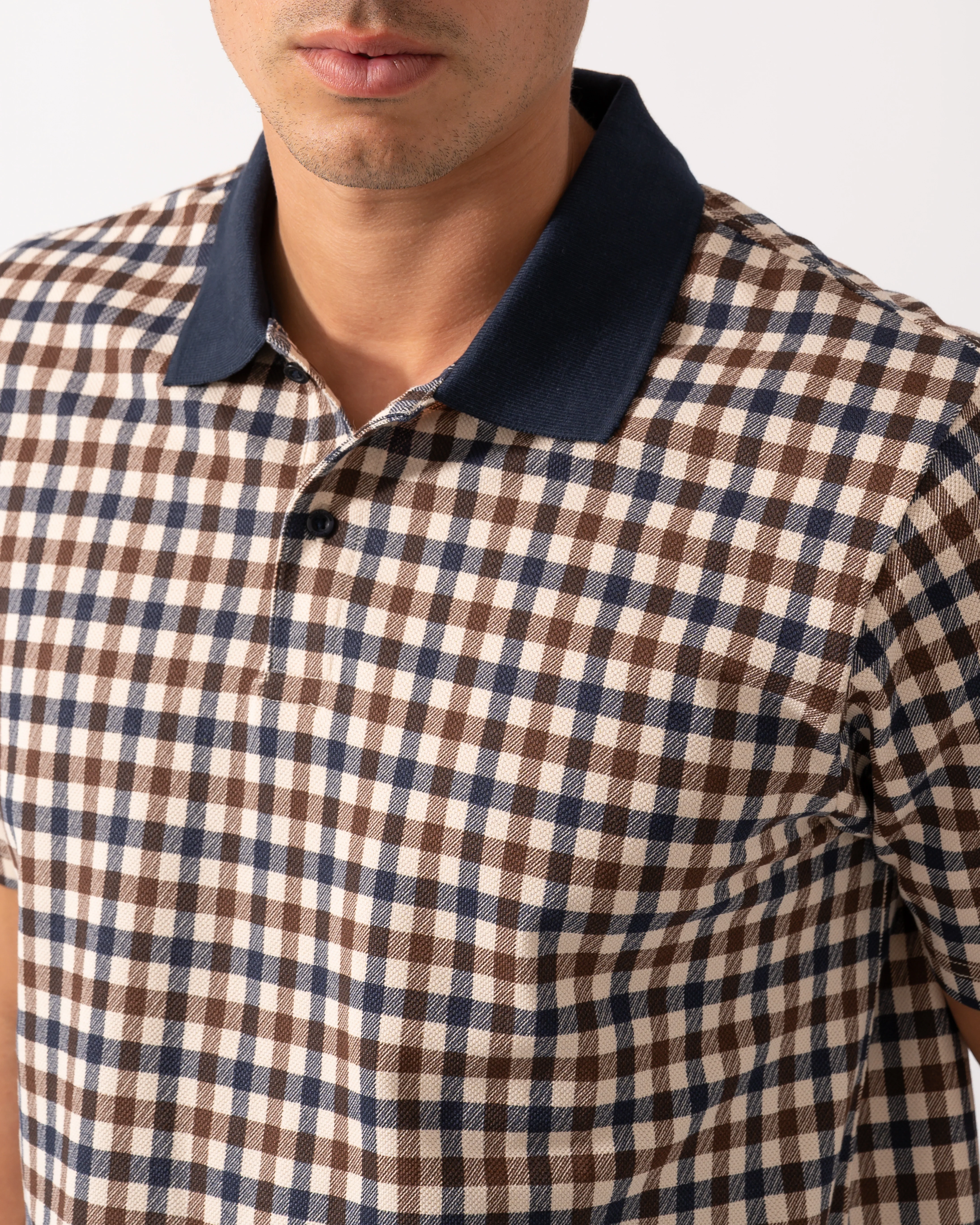 Aquascutum Mens Iconic Polo - Navy 11 - Image 3