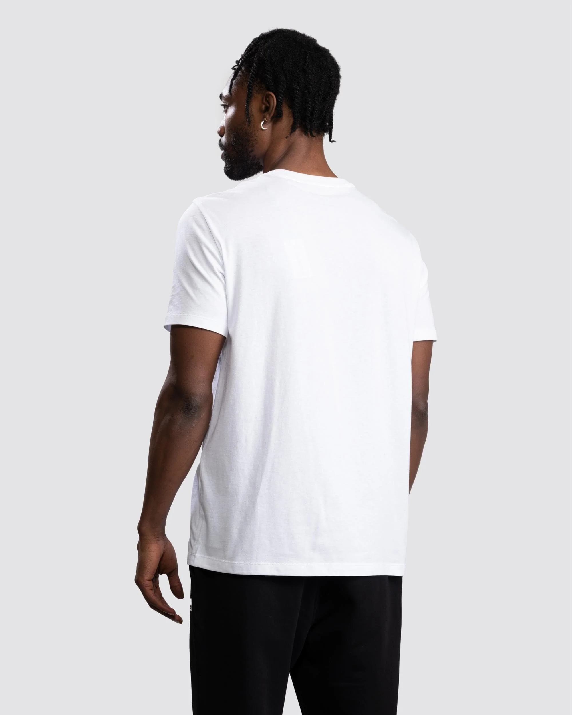 Armani Exchange A|X Logo Mens T-Shirt - White 1100 - Image 4