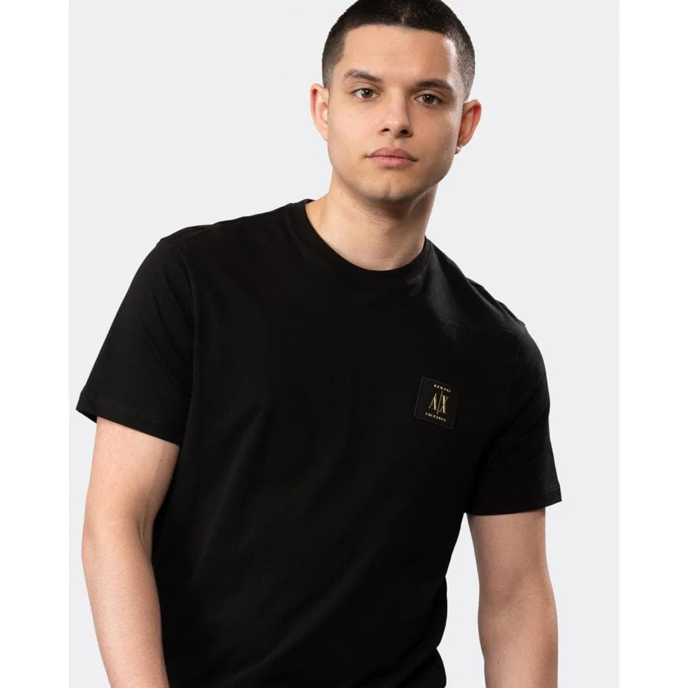 Armani Exchange A|X Patch Logo Mens T-Shirt - Image 4