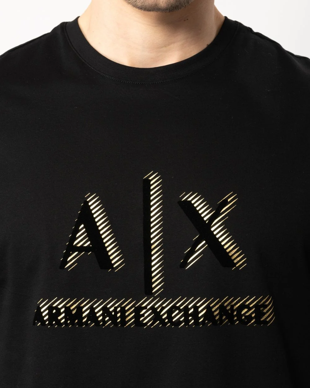 Armani Exchange Mens 3D A|X Logo T-Shirt - Image 2