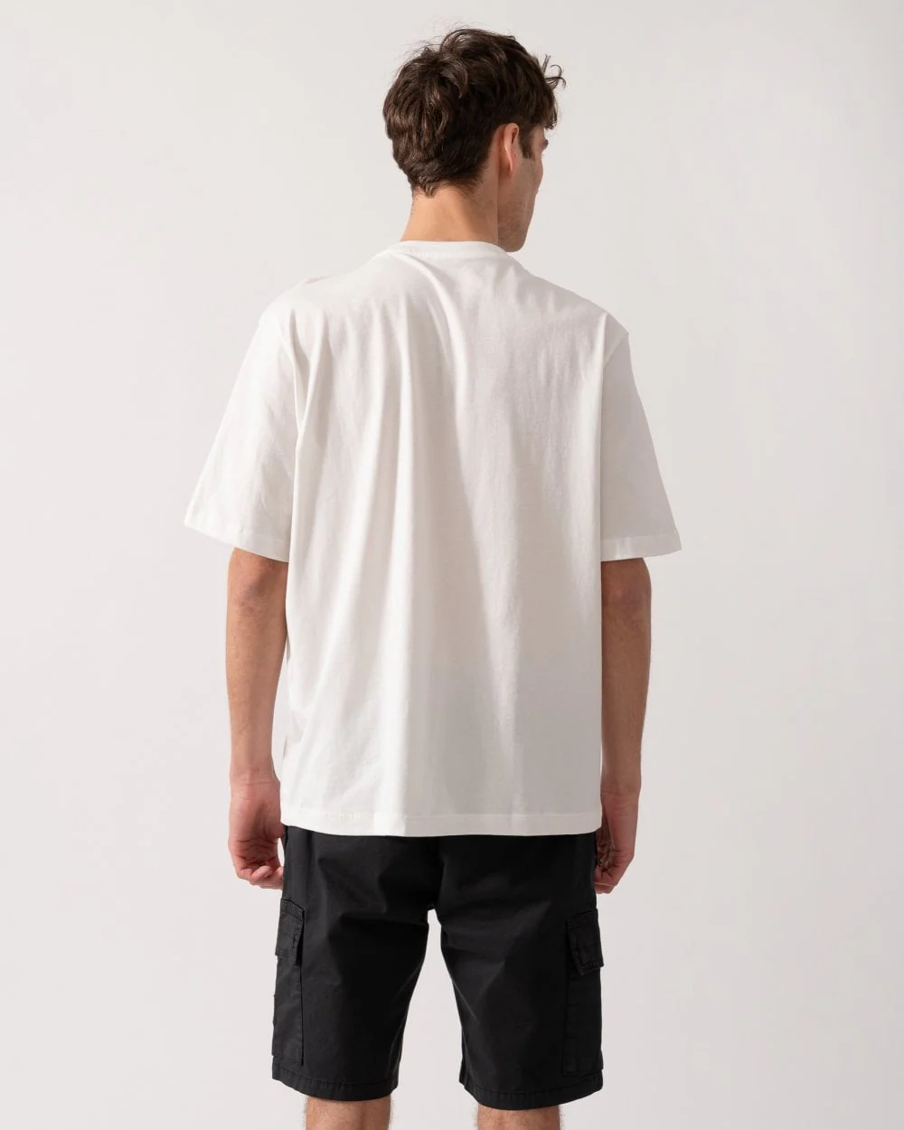 Armani Exchange Mens AX Diamond Logo T-Shirt - Off White U0009 - Image 4