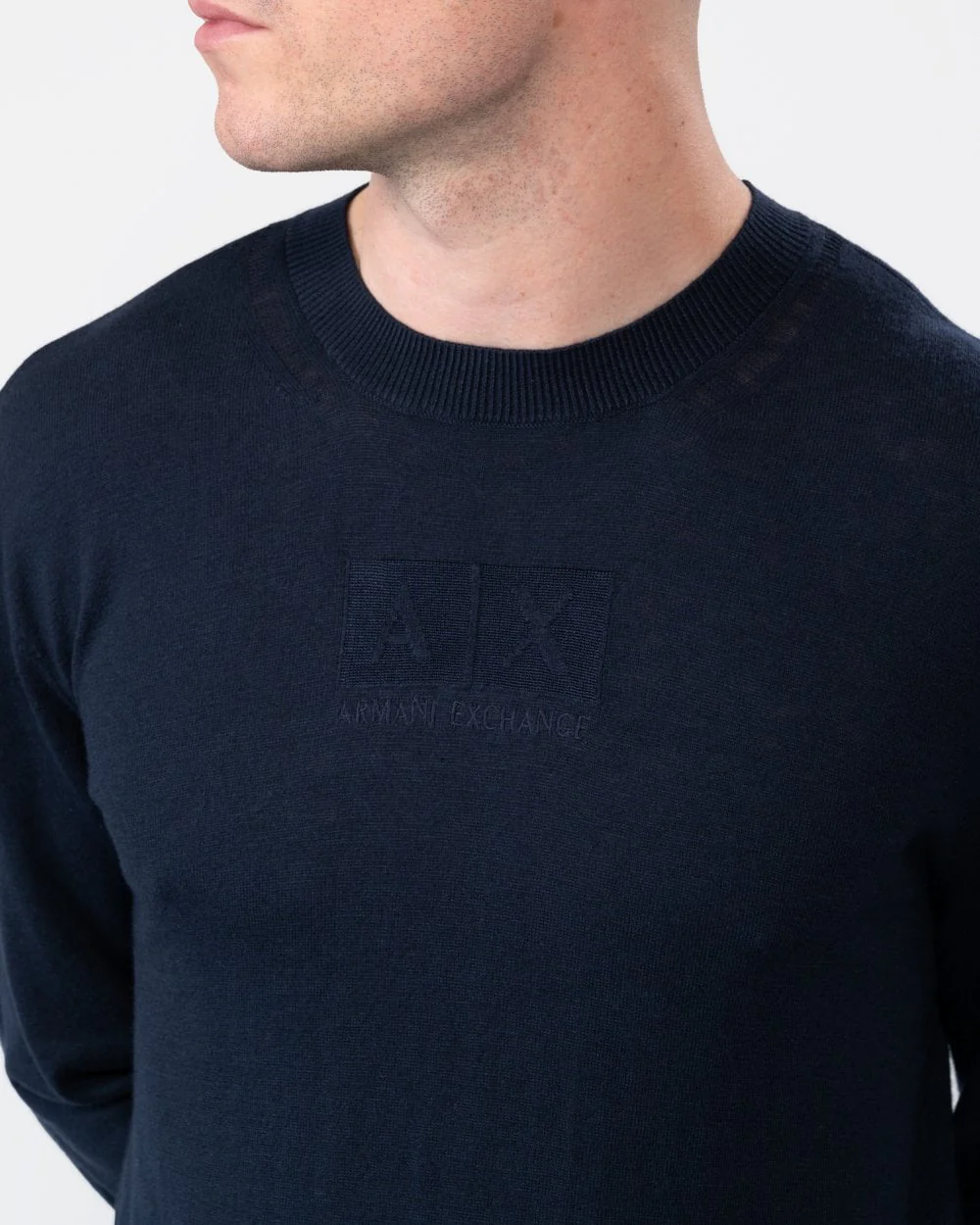 Armani Exchange Mens A|X Logo Jumper - Image 2