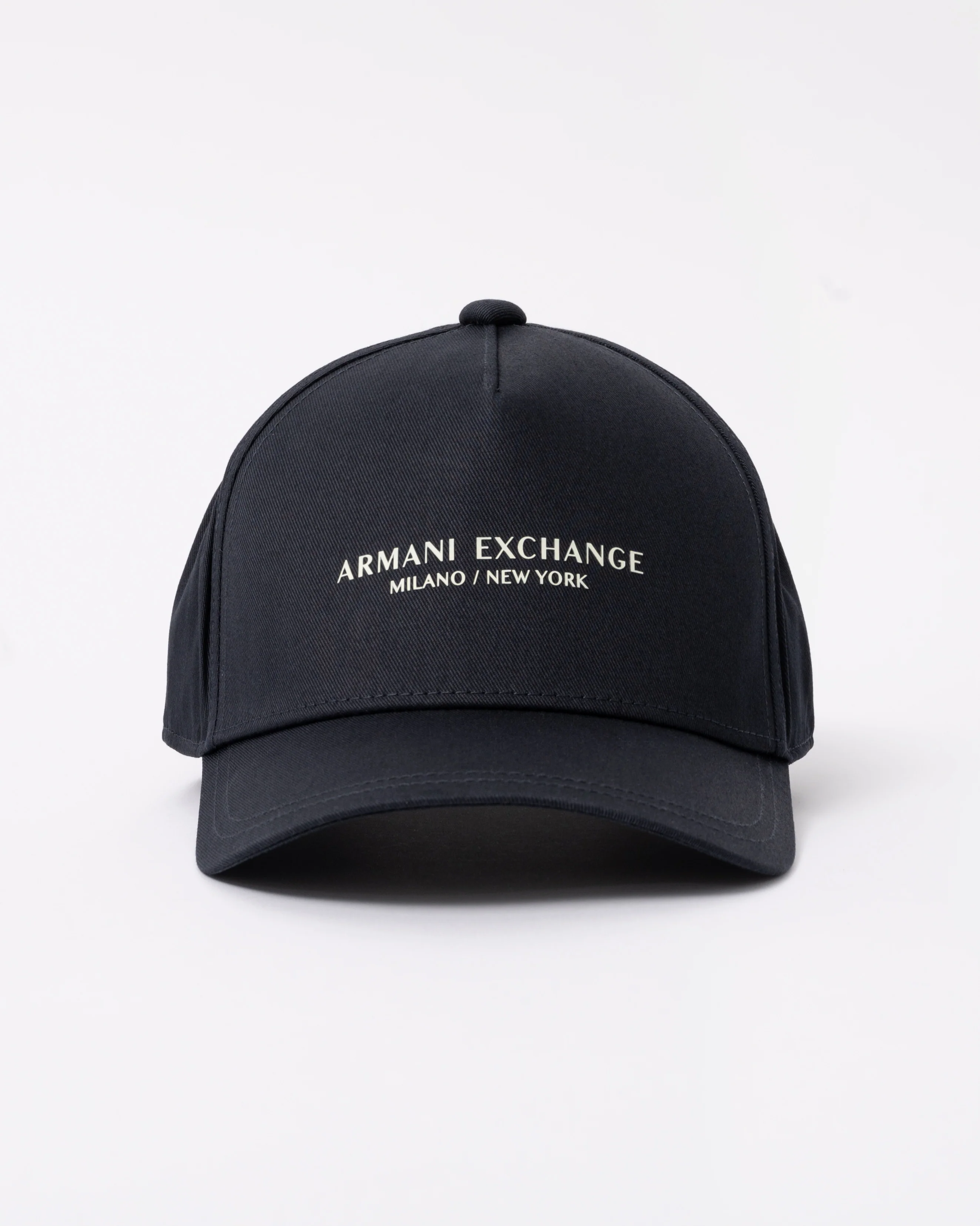Armani Exchange Milano/New York Logo Baseball Cap - Deep Navy UB101 - Image 2