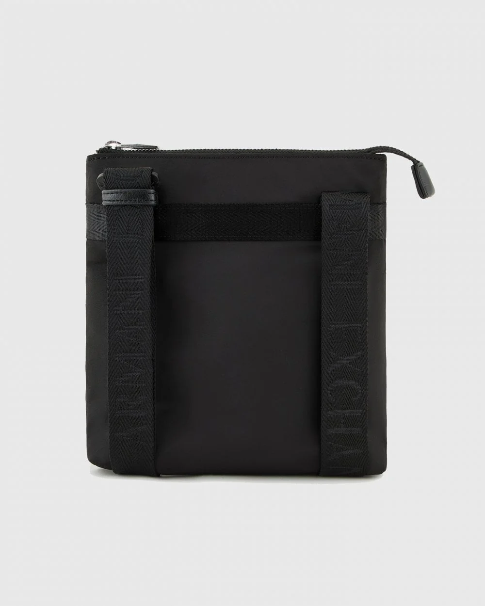 Armani Exchange Mens Black Edition Logo Patch Messenger Bag - Image 2