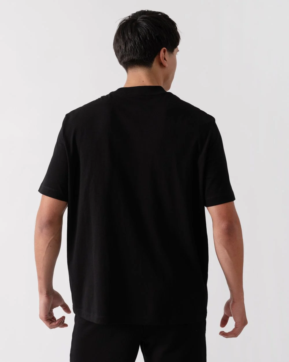 Armani Exchange Mens Black Edition Logo T-Shirt - Image 4