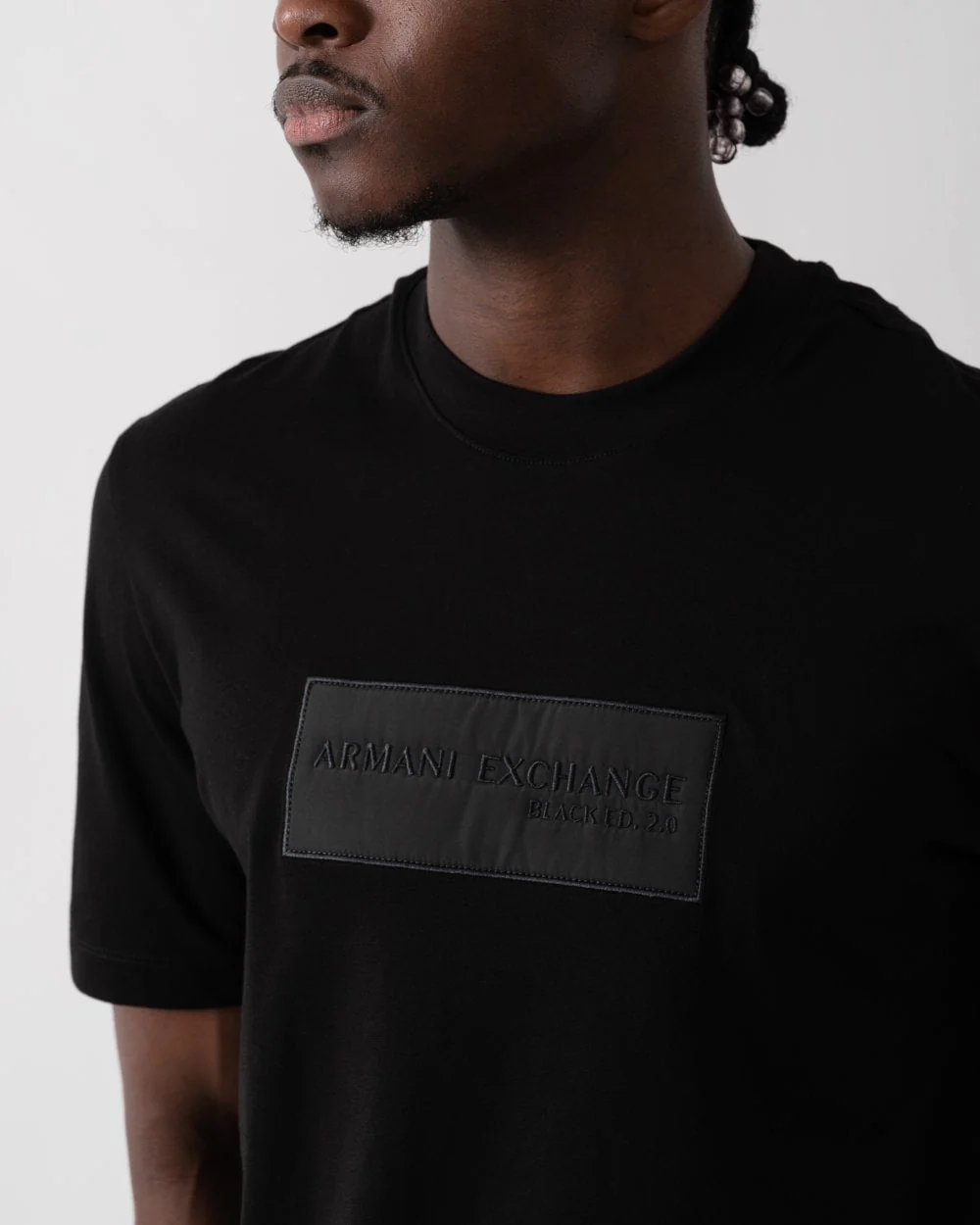 Armani Exchange Mens Crew Neck T-Shirt XM000090 AF10361 - Image 2