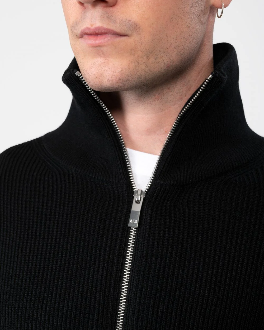 Armani Exchange Mens Double Zip Cardigan - Image 2
