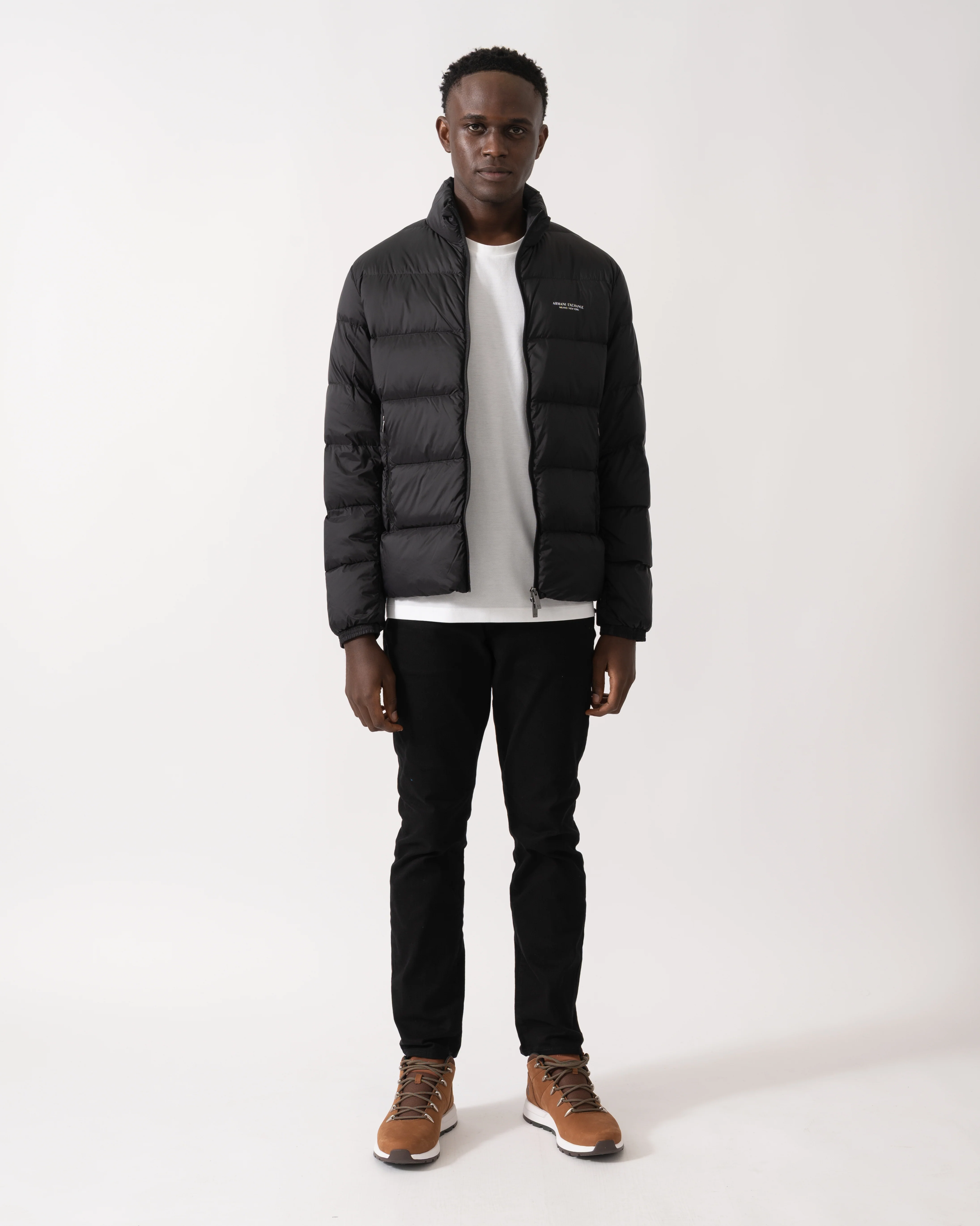 Armani Exchange Mens Down Jacket XM001575-AF16927 - Black UC001 - Image 3