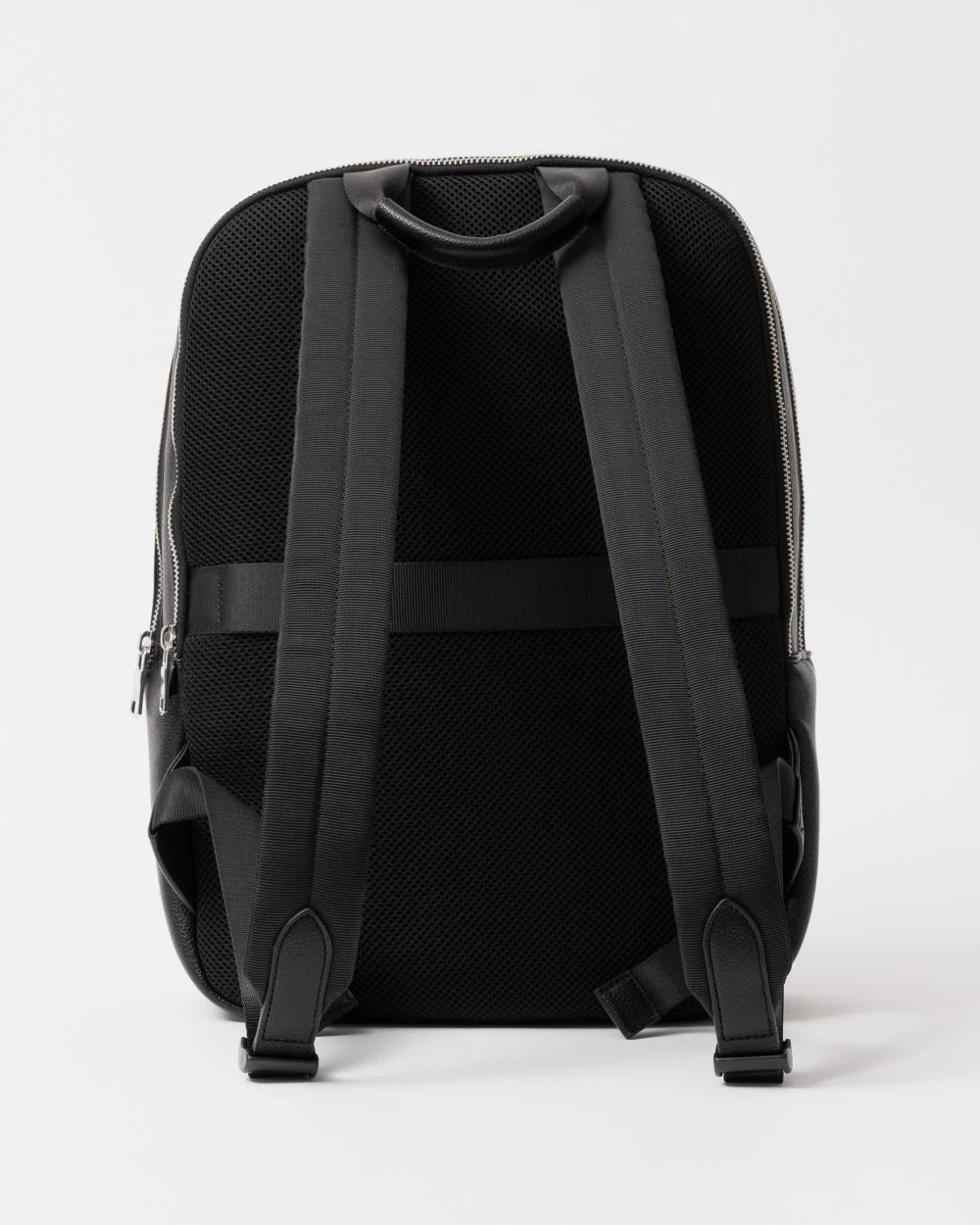 Armani Exchange Mens Faux Leather Backpack - Black UC001 - Image 2