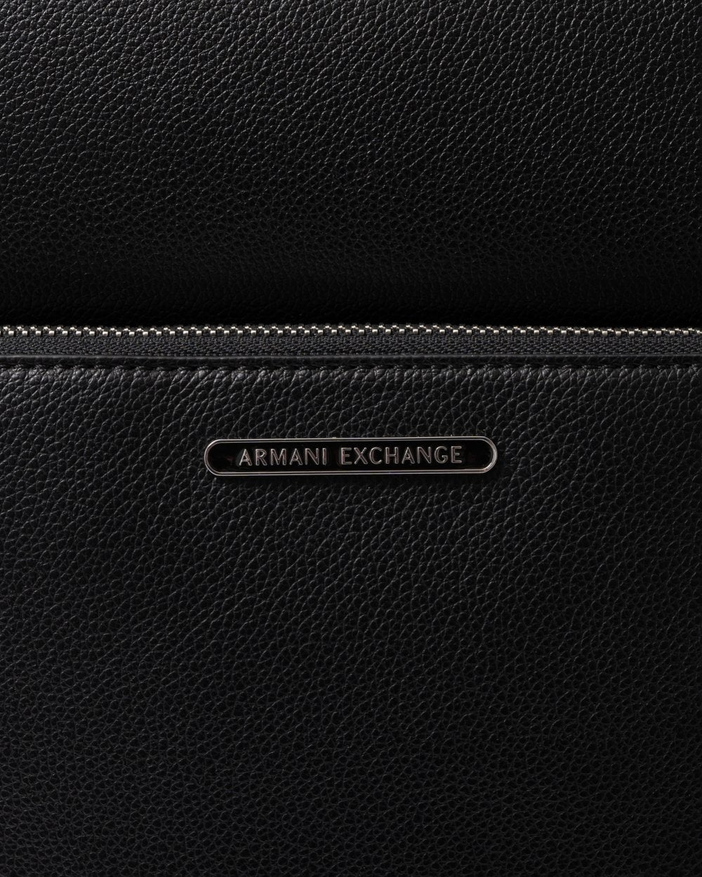Armani Exchange Mens Faux Leather Backpack - Black UC001 - Image 5