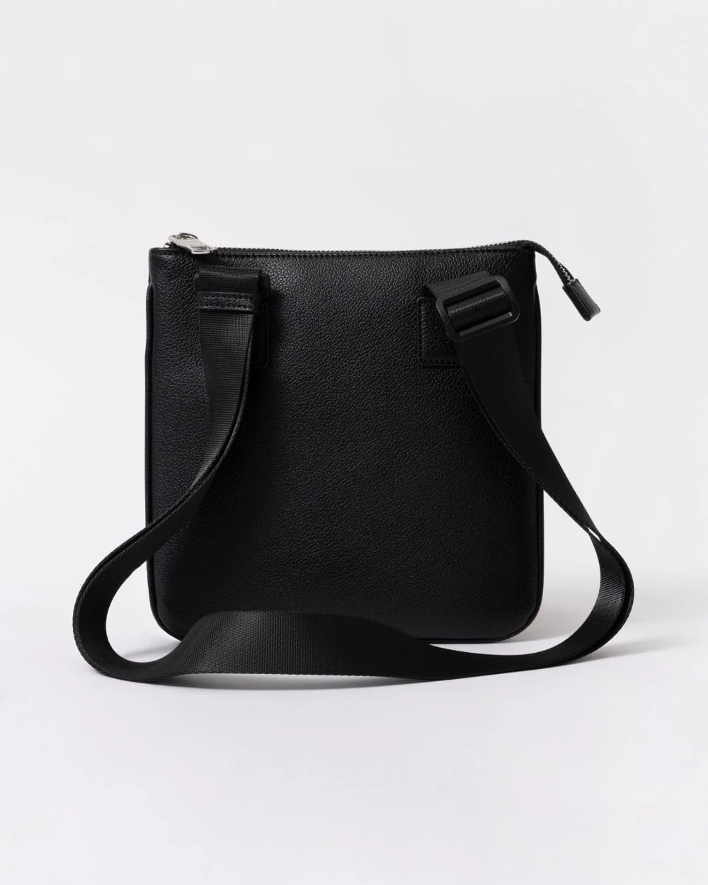 Armani Exchange Mens Faux Leather Messenger Bag - Black UC001 - Image 4