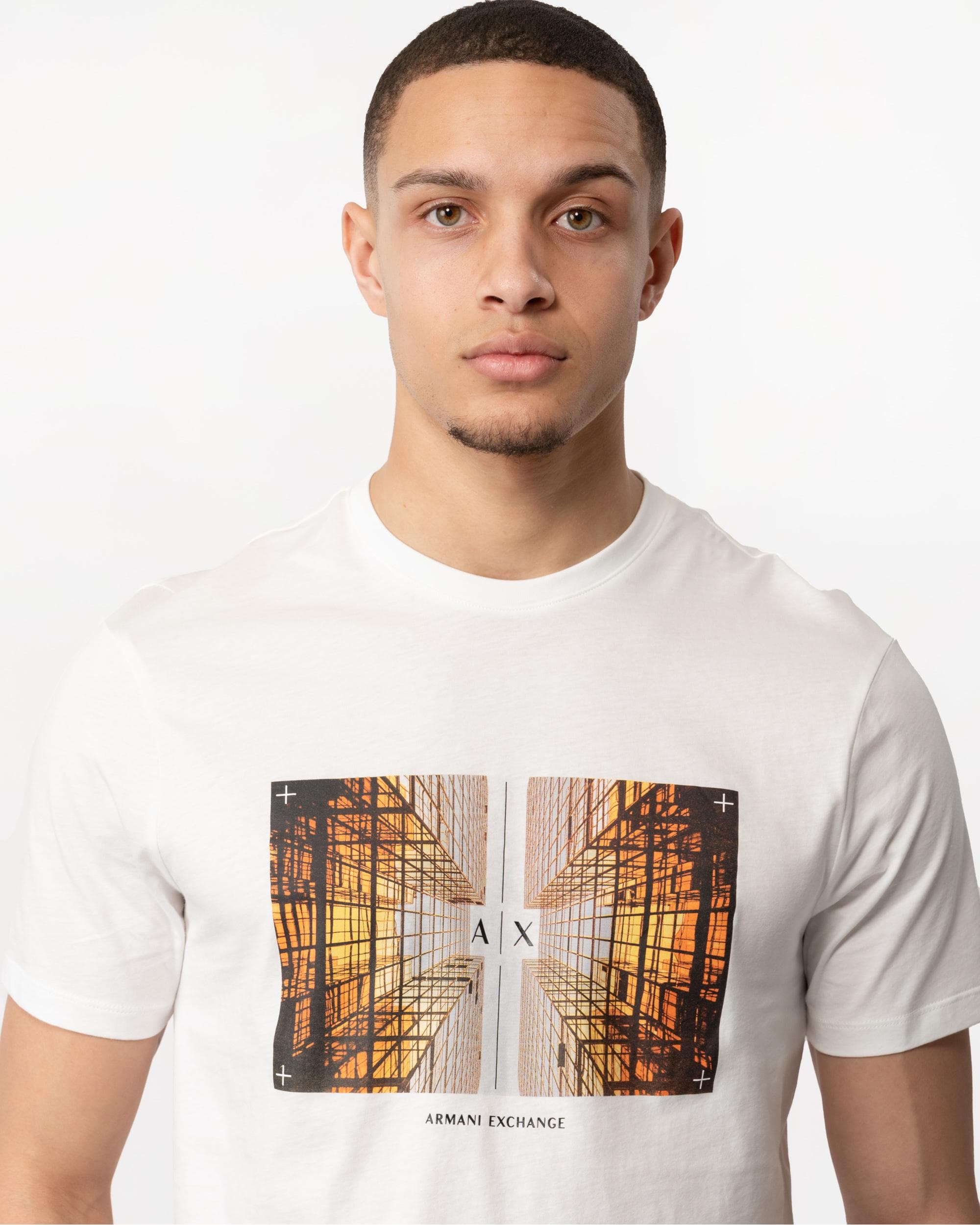 Armani Exchange Mens Graphic Print T-Shirt - Image 2