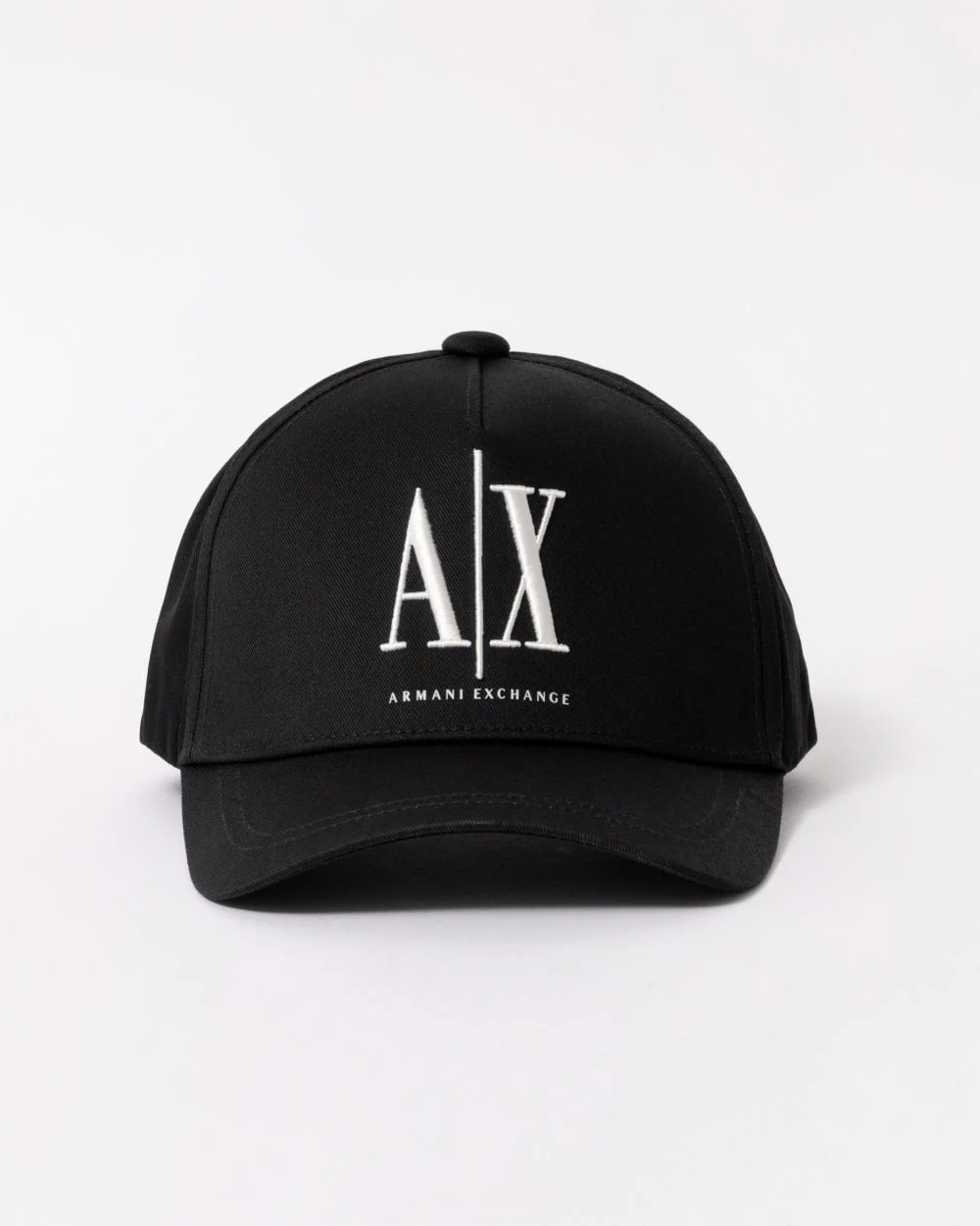 Armani Exchange Mens Large A|X Logo Baseball Cap - Black Beauty UC001 - Image 2