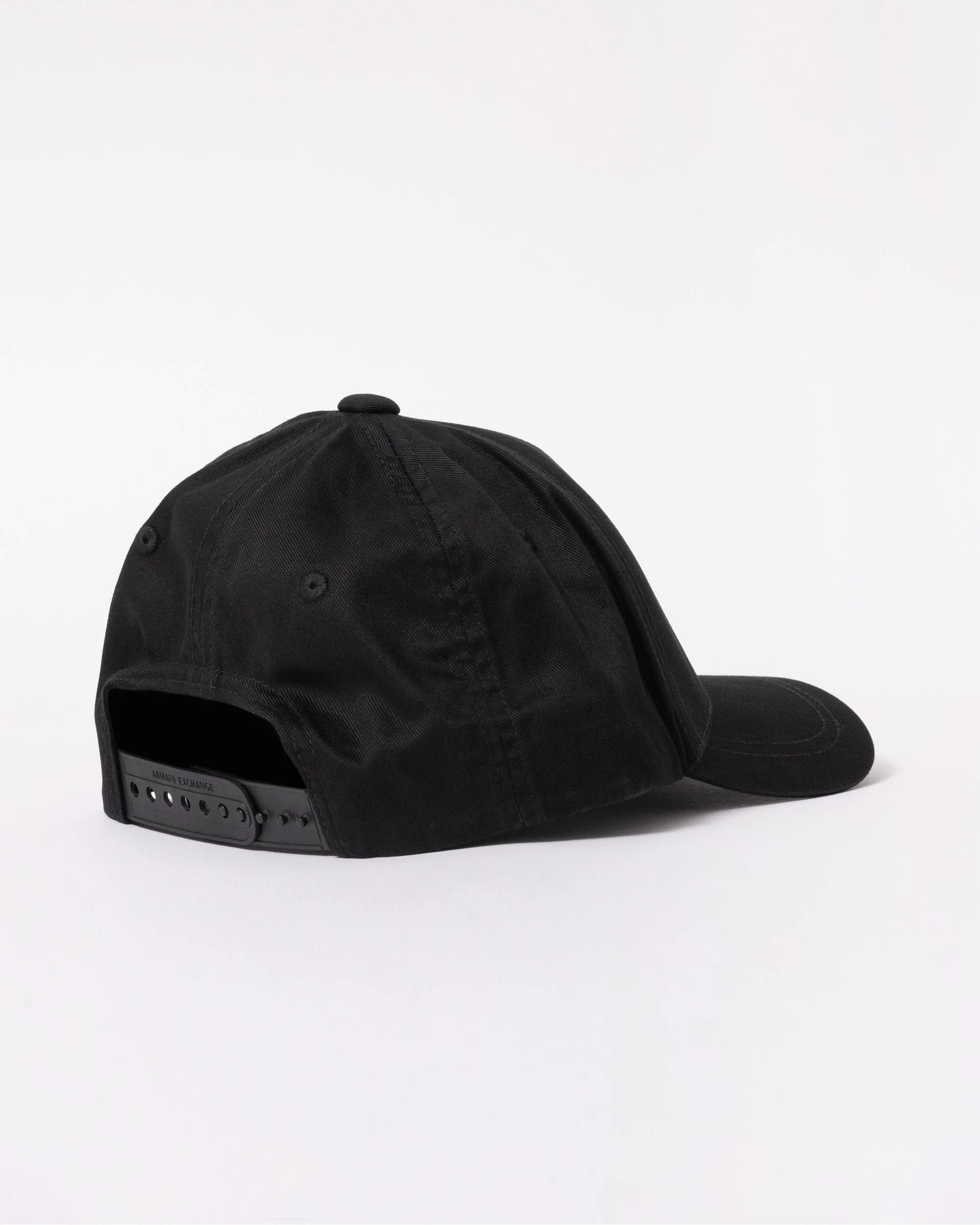 Armani Exchange Mens Large A|X Logo Baseball Cap - Black Beauty UC001 - Image 3