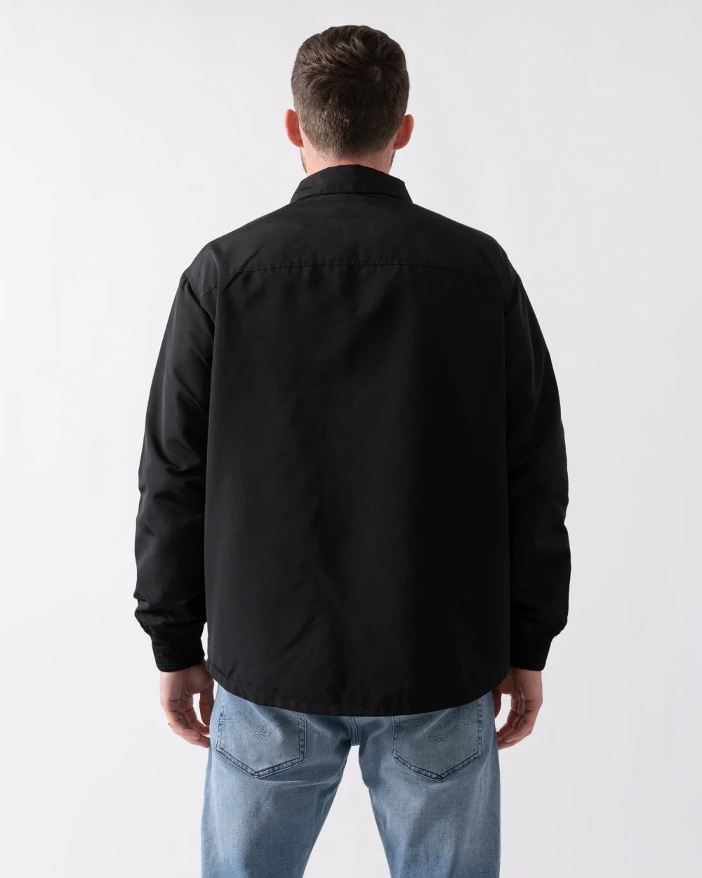 Armani Exchange Mens Logo Pocket Overshirt - Image 3