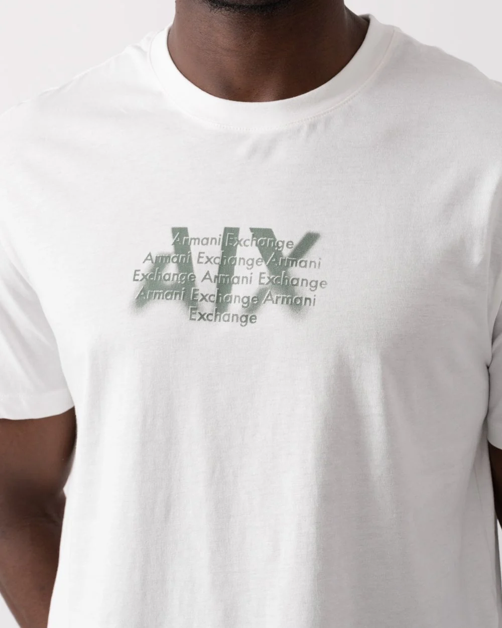 Armani Exchange Mens Logo Print T-Shirt 6DZTHH ZJH4Z - Image 2
