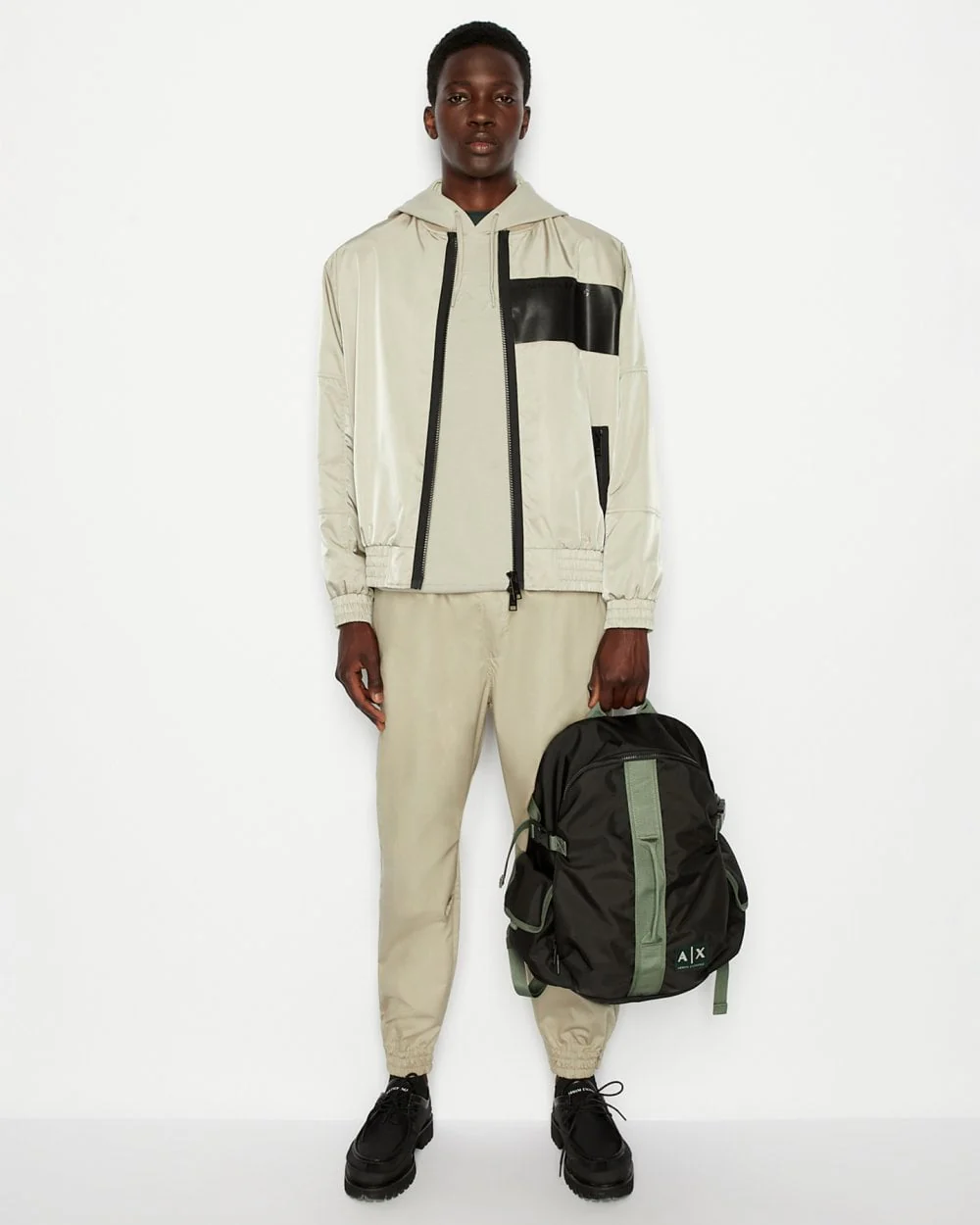 Armani Exchange Mens Organic Cotton Joggers - Image 3