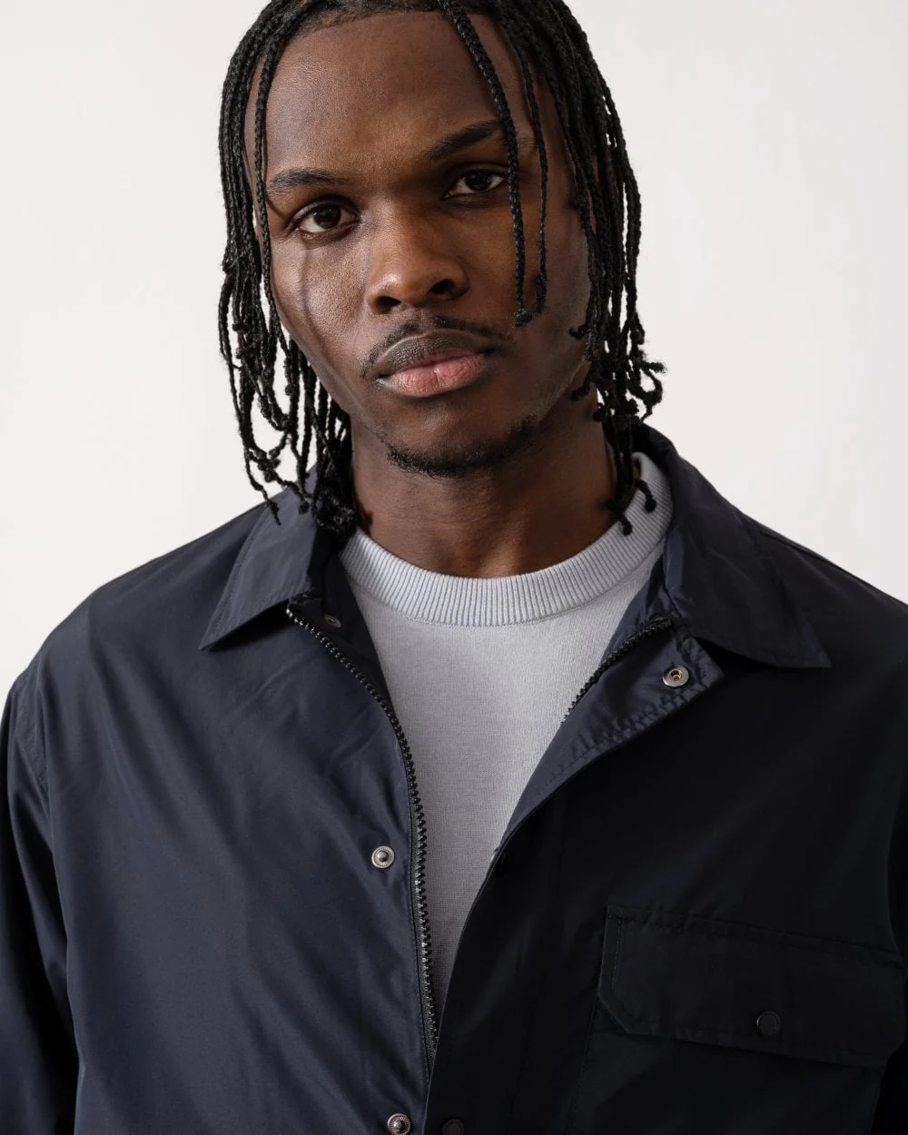 Armani Exchange Mens Overshirt - Deep Navy UB101 - Image 2