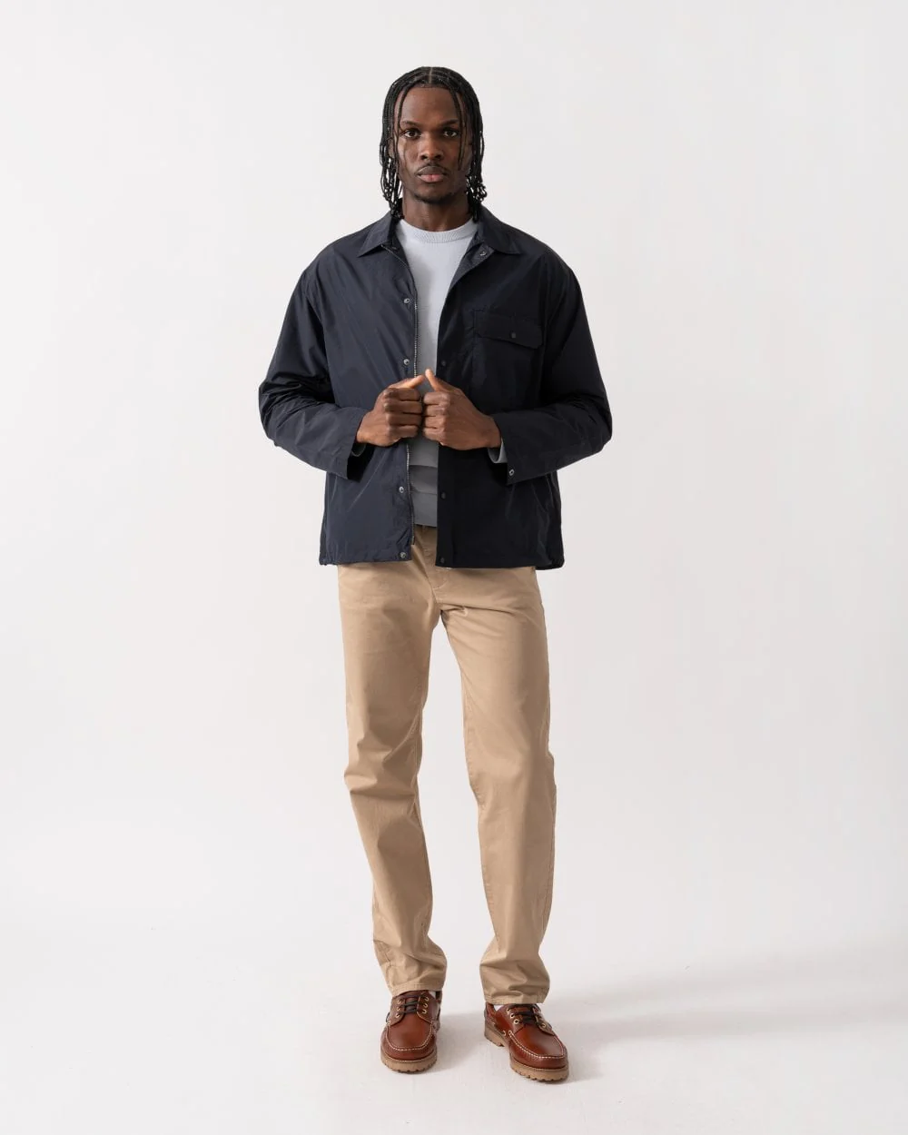 Armani Exchange Mens Overshirt - Deep Navy UB101 - Image 3