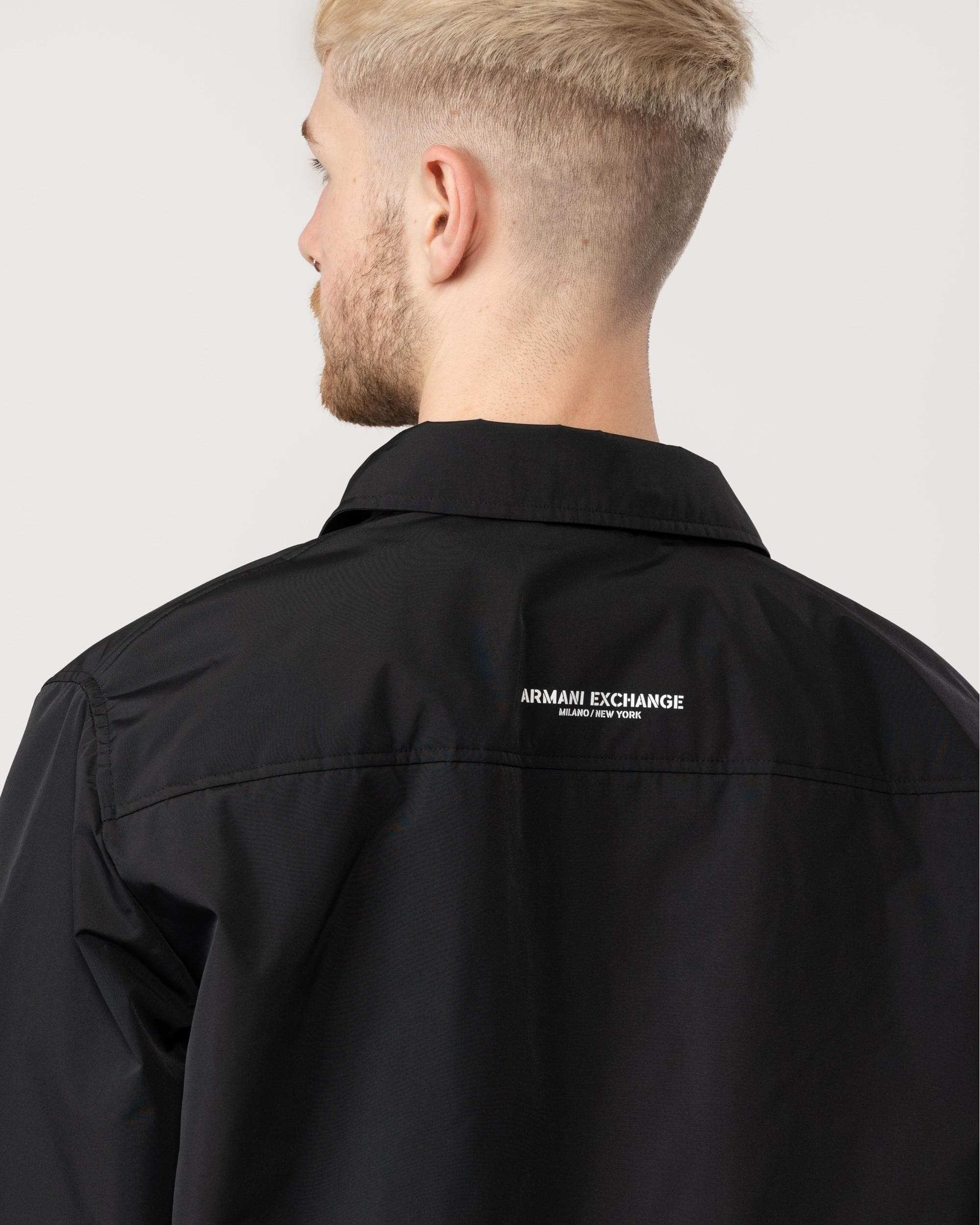 Armani Exchange Mens Padded Overshirt - Image 4