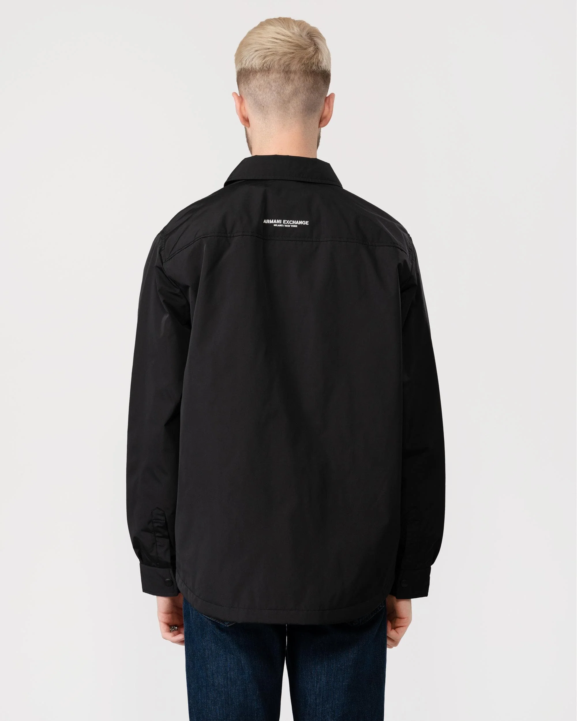 Armani Exchange Mens Padded Overshirt - Image 5