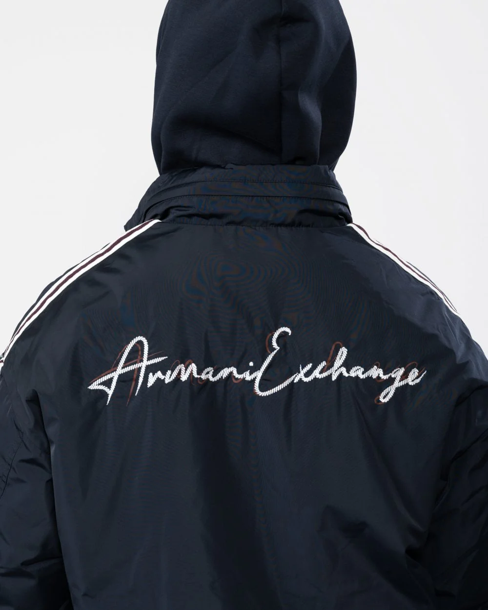 Armani Exchange Mens Signature Bomber - Image 2