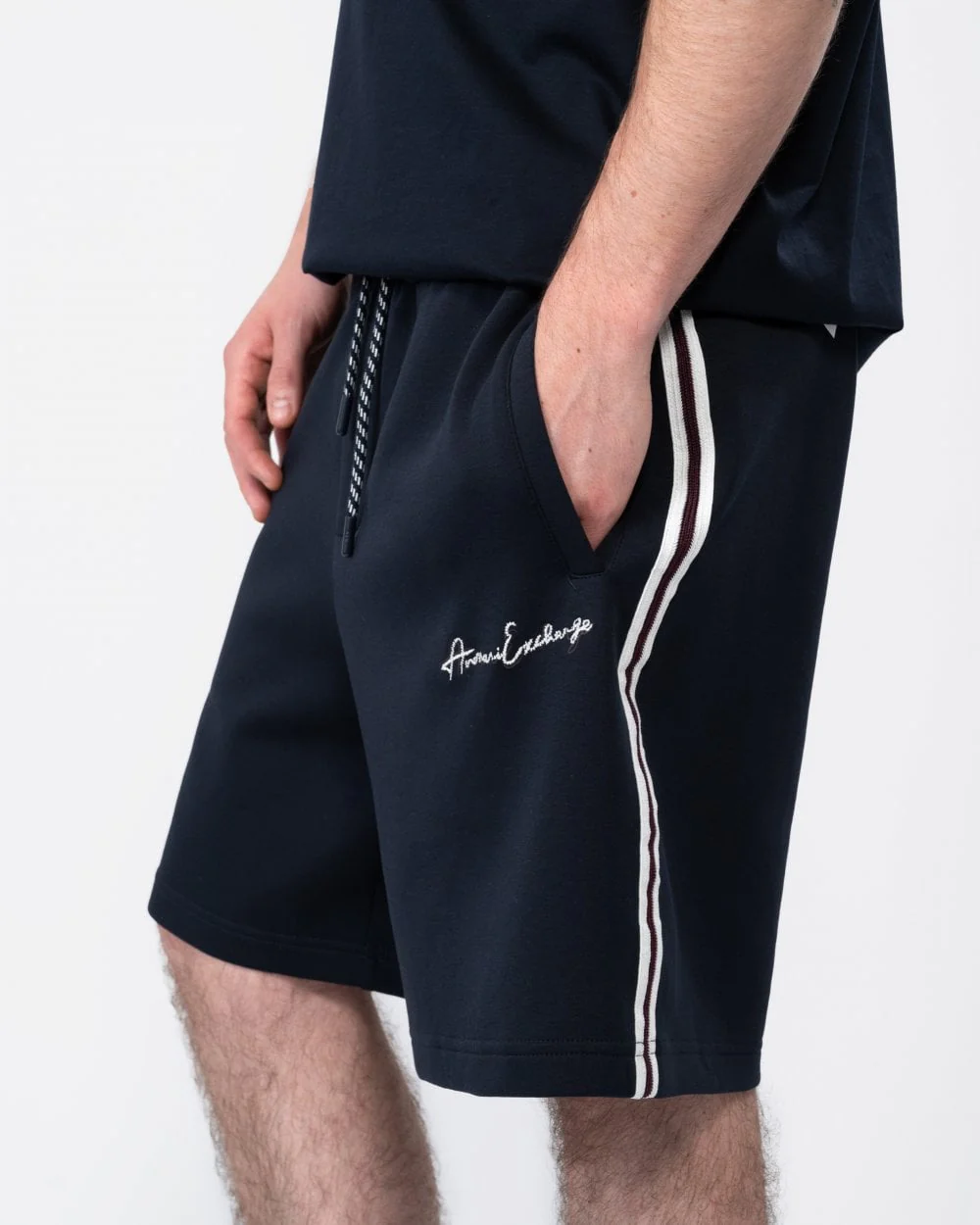 Armani Exchange Mens Signature Shorts - Image 2