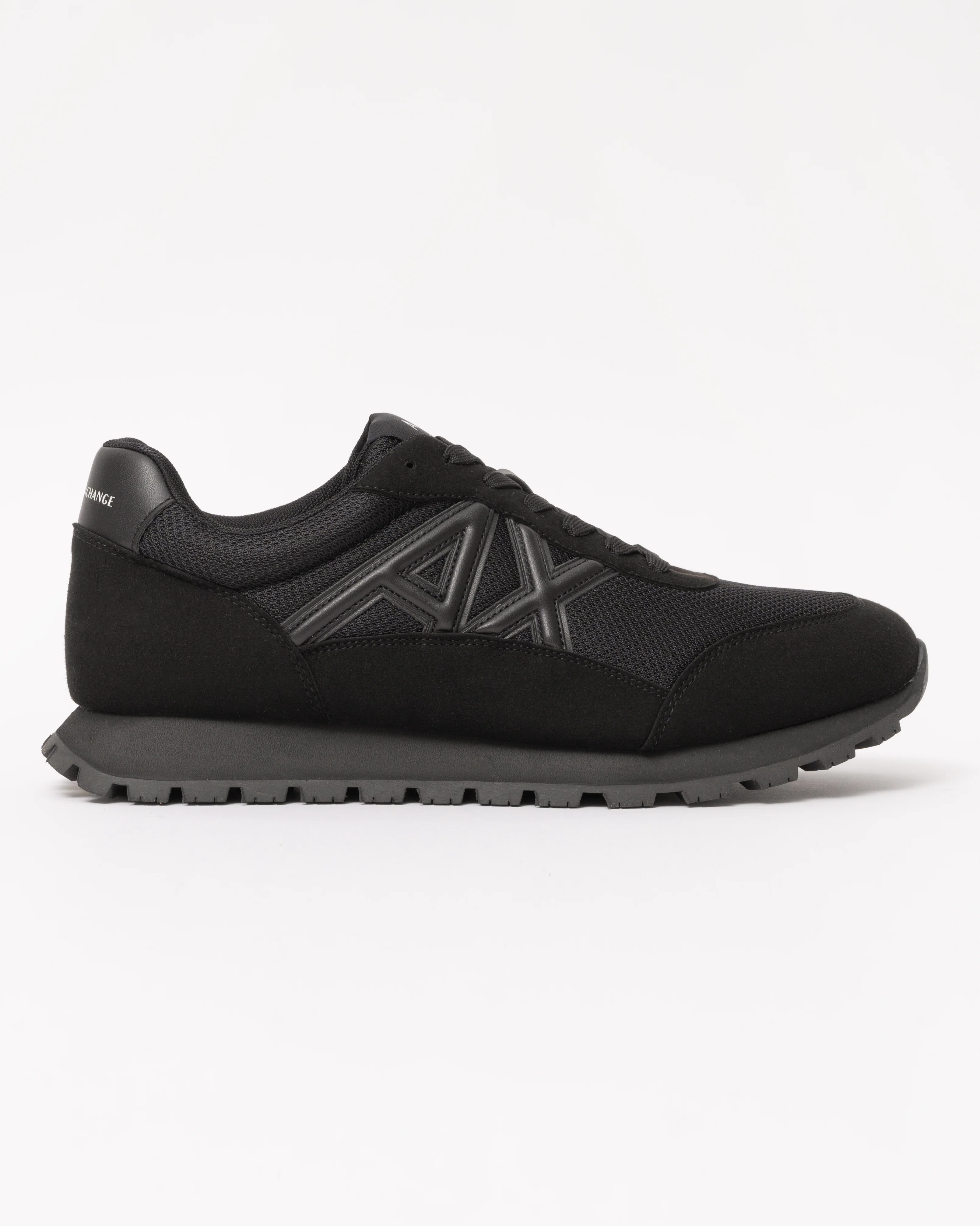 Armani Exchange Mens Sneaker XM001960-AF19388 - Black/Black MC005 - Image 4