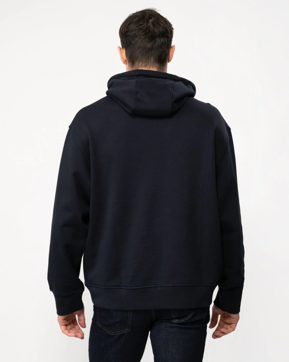 Armani Exchange Mens Stripe Logo Pullover Hoodie - Image 3