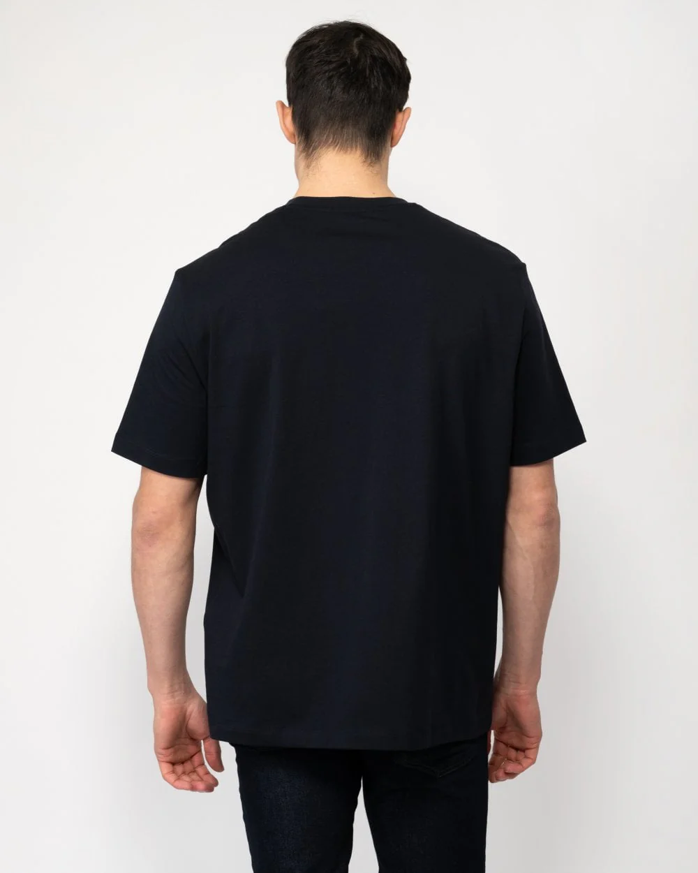 Armani Exchange Mens Stripe Logo T-Shirt - Image 4