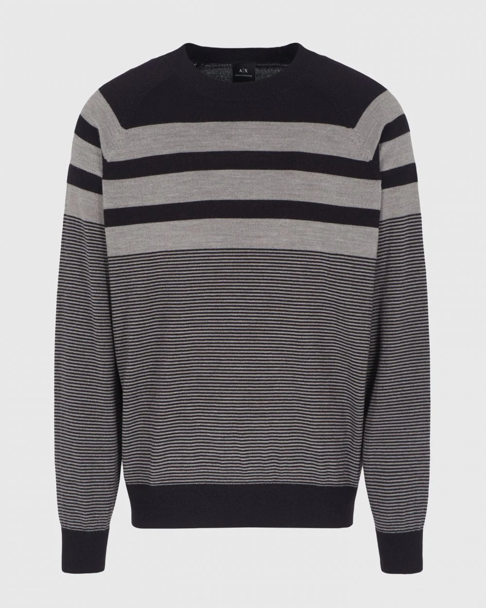 Armani Exchange Mens Striped Crew Neck Jumper