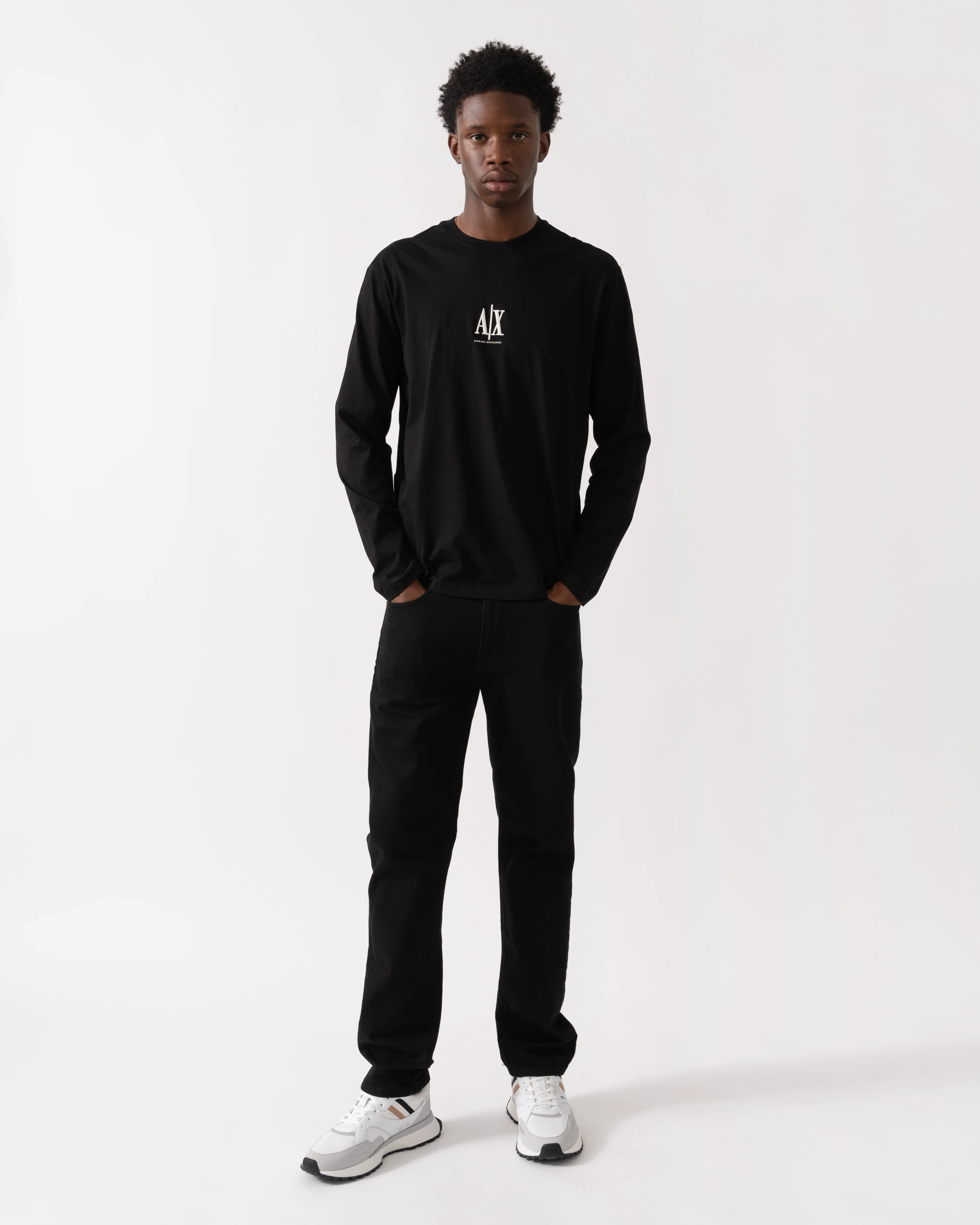 Armani Exchange Mens T-Shirt XM000364-AF12308 - Black UC001 - Image 3