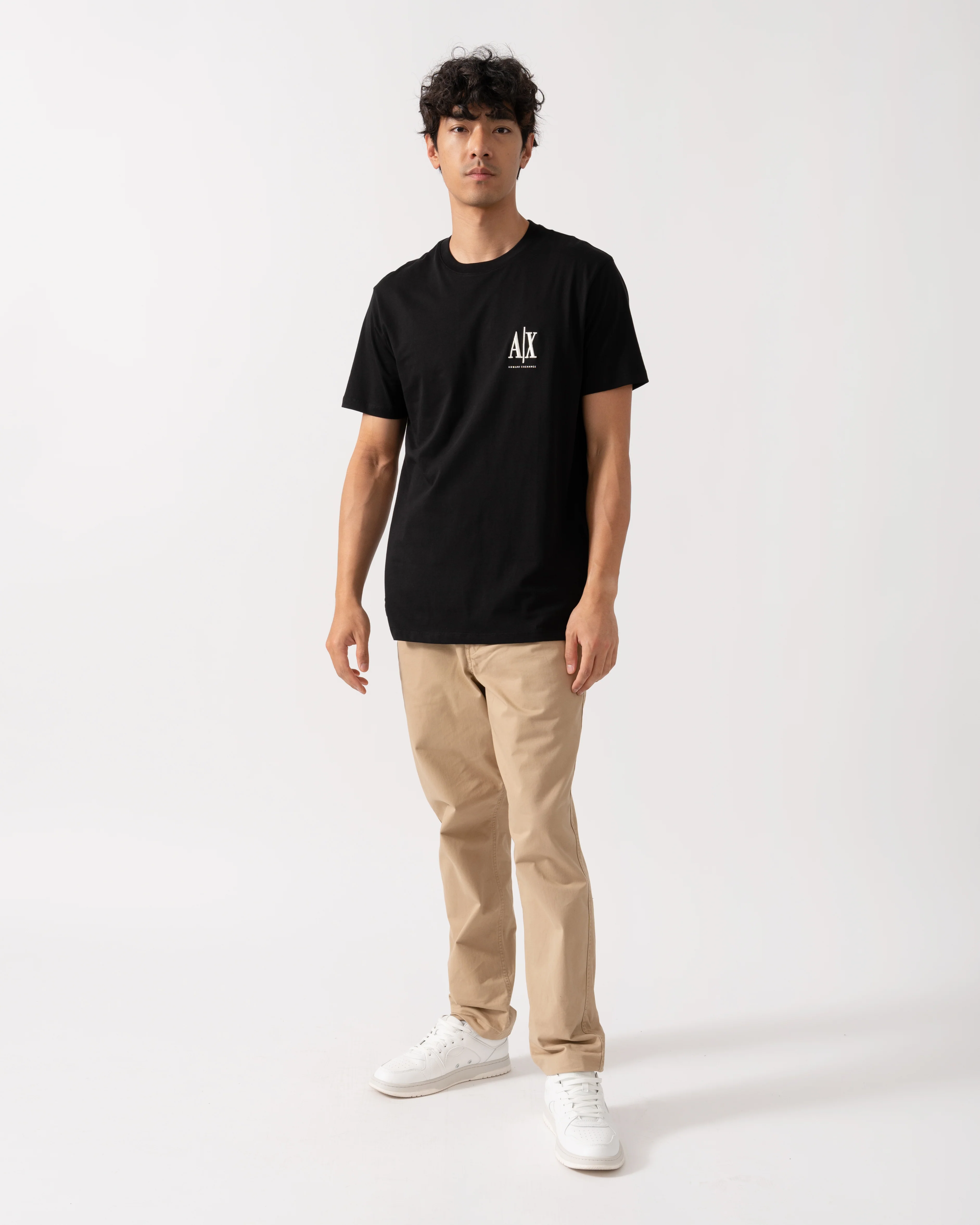 Armani Exchange Mens T-Shirt XM000365-AF12308 - Black UC001 - Image 3