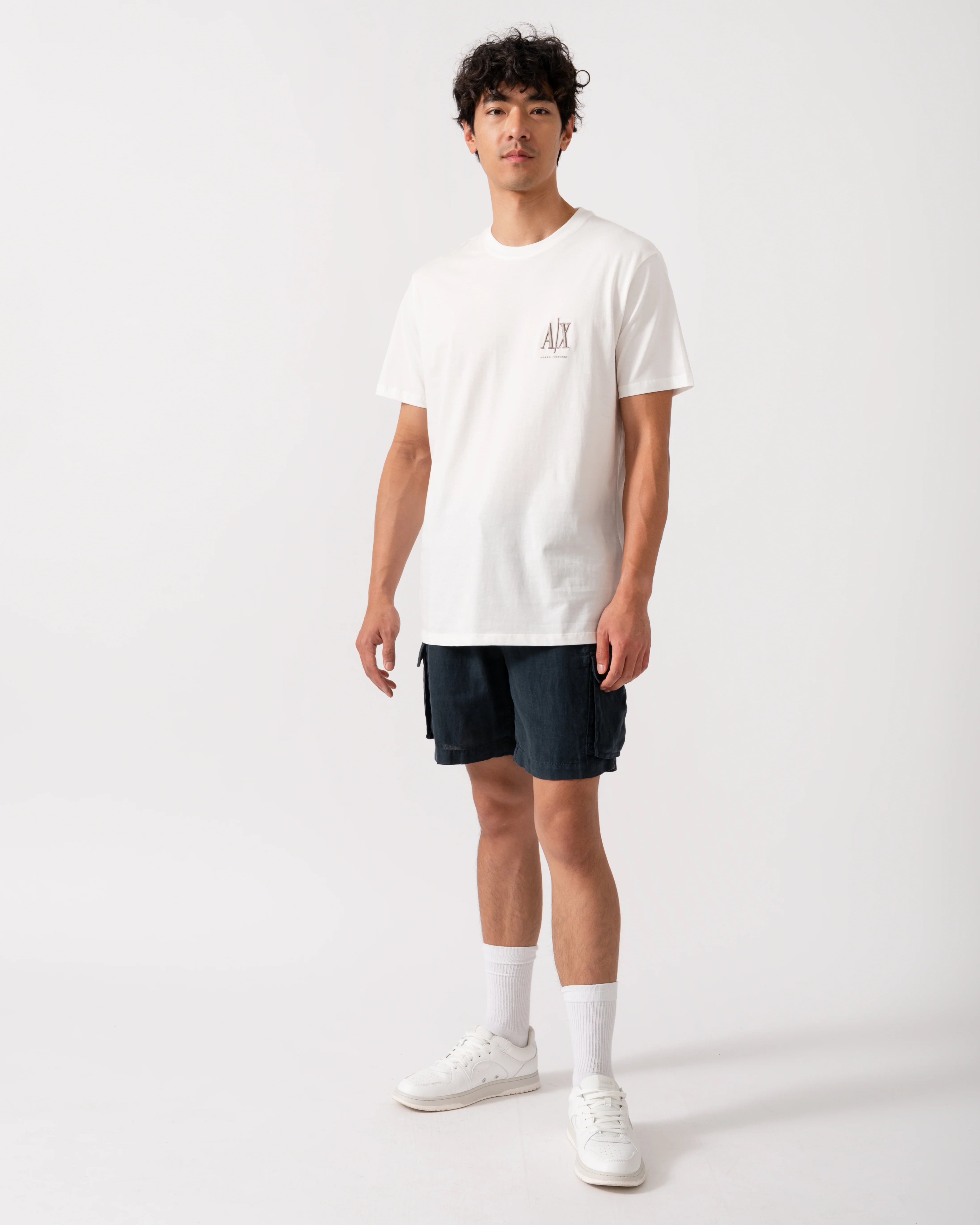 Armani Exchange Mens T-Shirt XM000365-AF12308 - Off White U0009 - Image 2