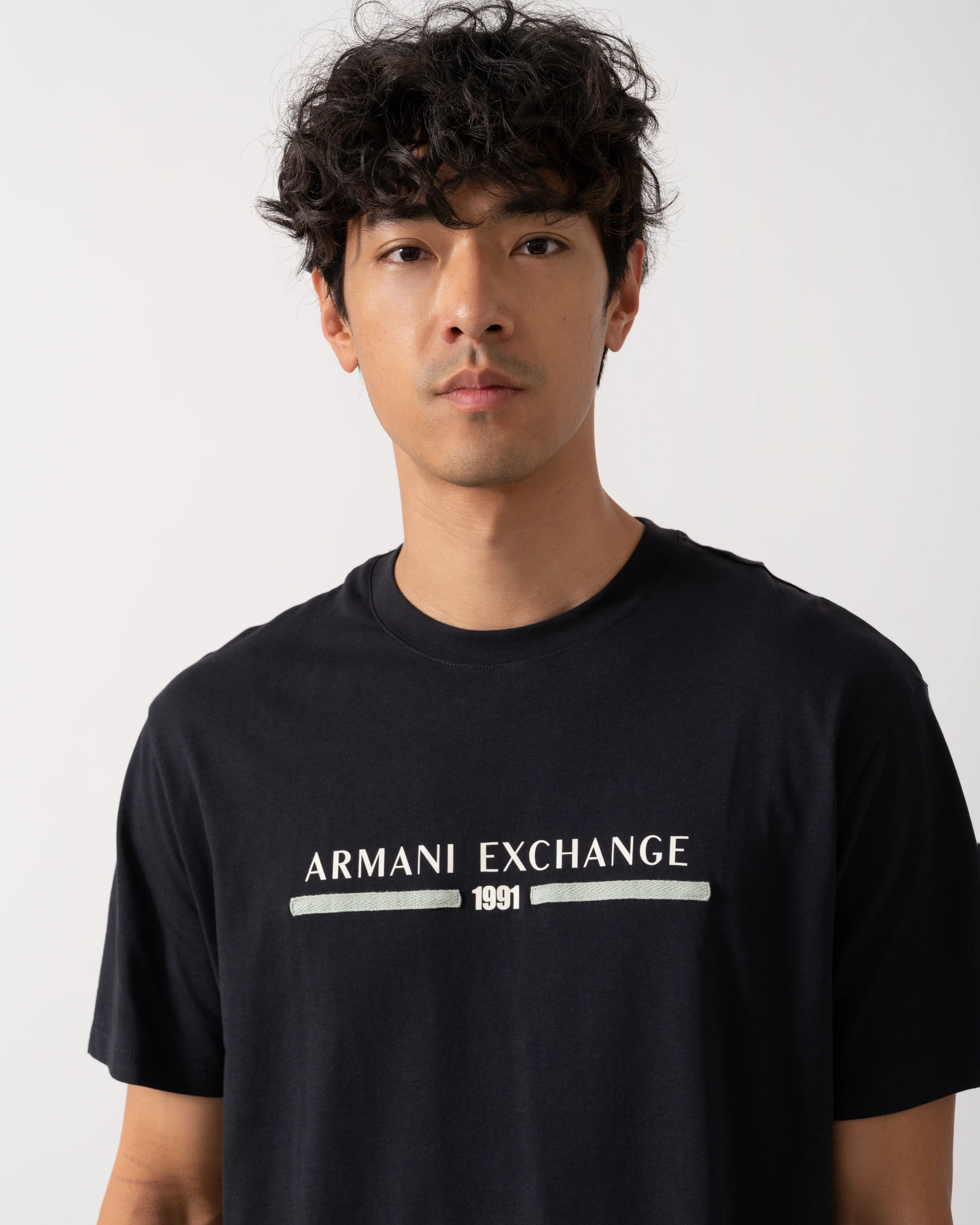 Armani Exchange Mens T-Shirt XM001074-AF10356 - Deep Navy UB101 - Image 2