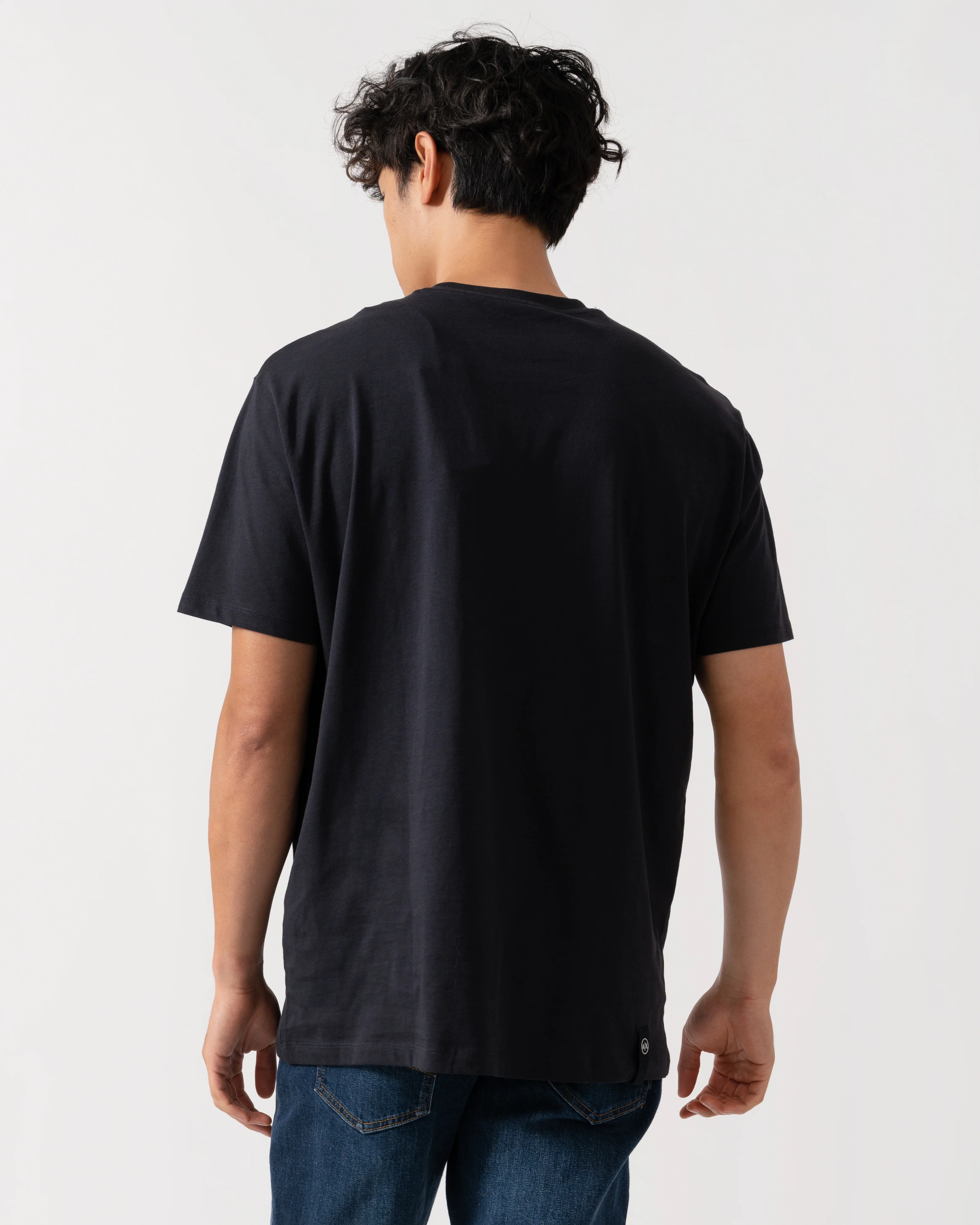 Armani Exchange Mens T-Shirt XM001074-AF10356 - Deep Navy UB101 - Image 4