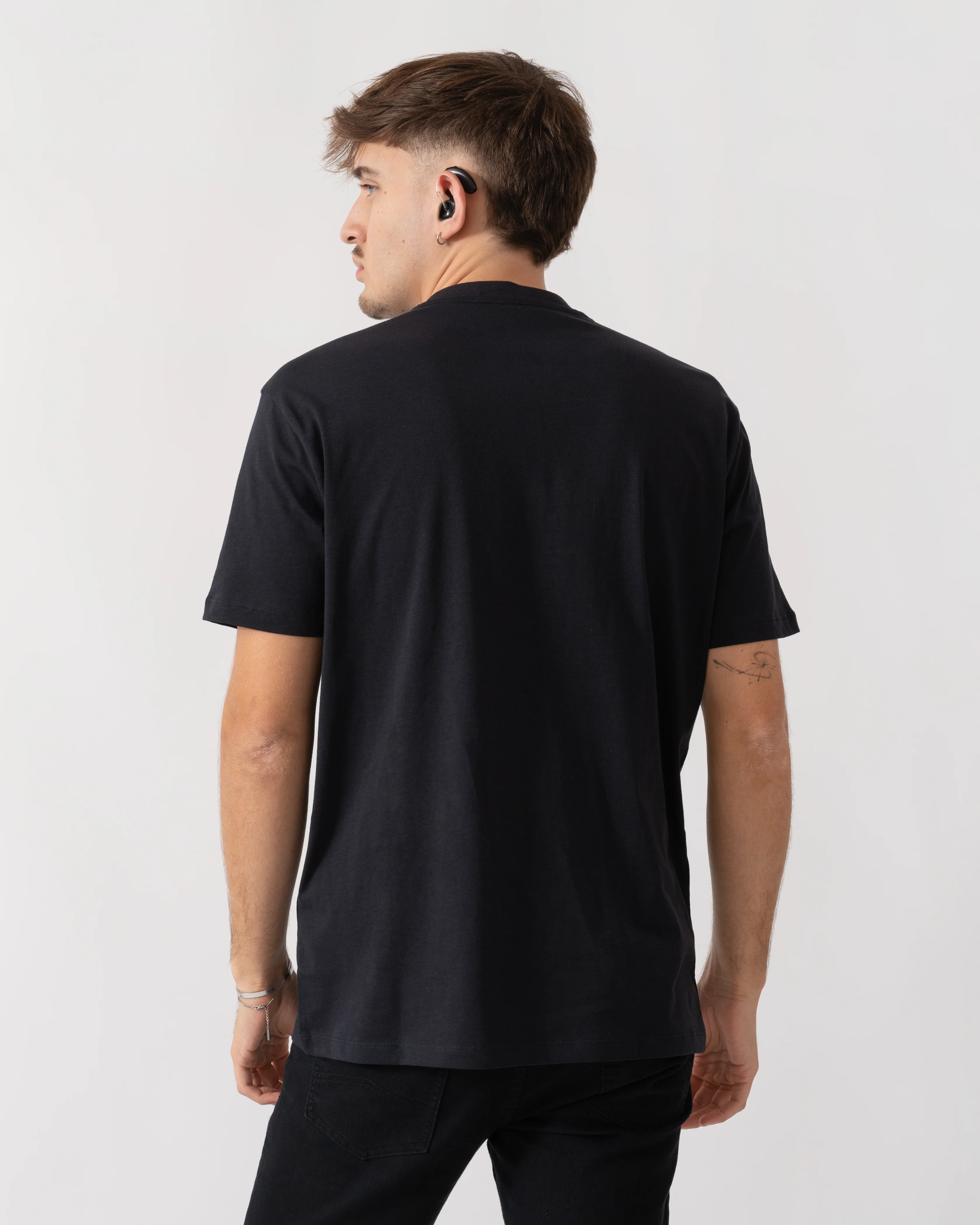 Armani Exchange Mens T-Shirt XM001463-AF10356 - Deep Navy UB101 - Image 4