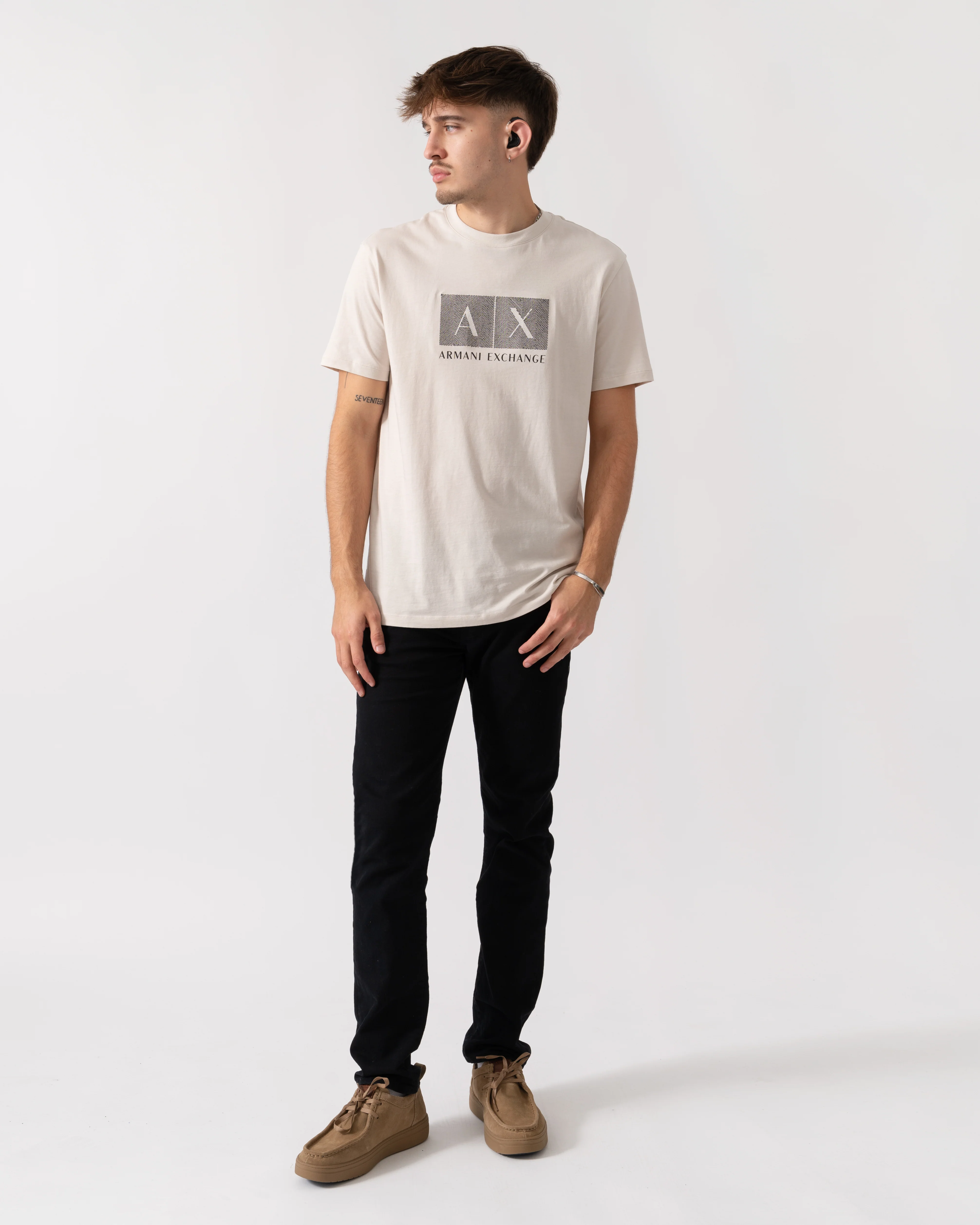 Armani Exchange Mens T-Shirt XM001463-AF10356 - Wind Chime U1013 - Image 2