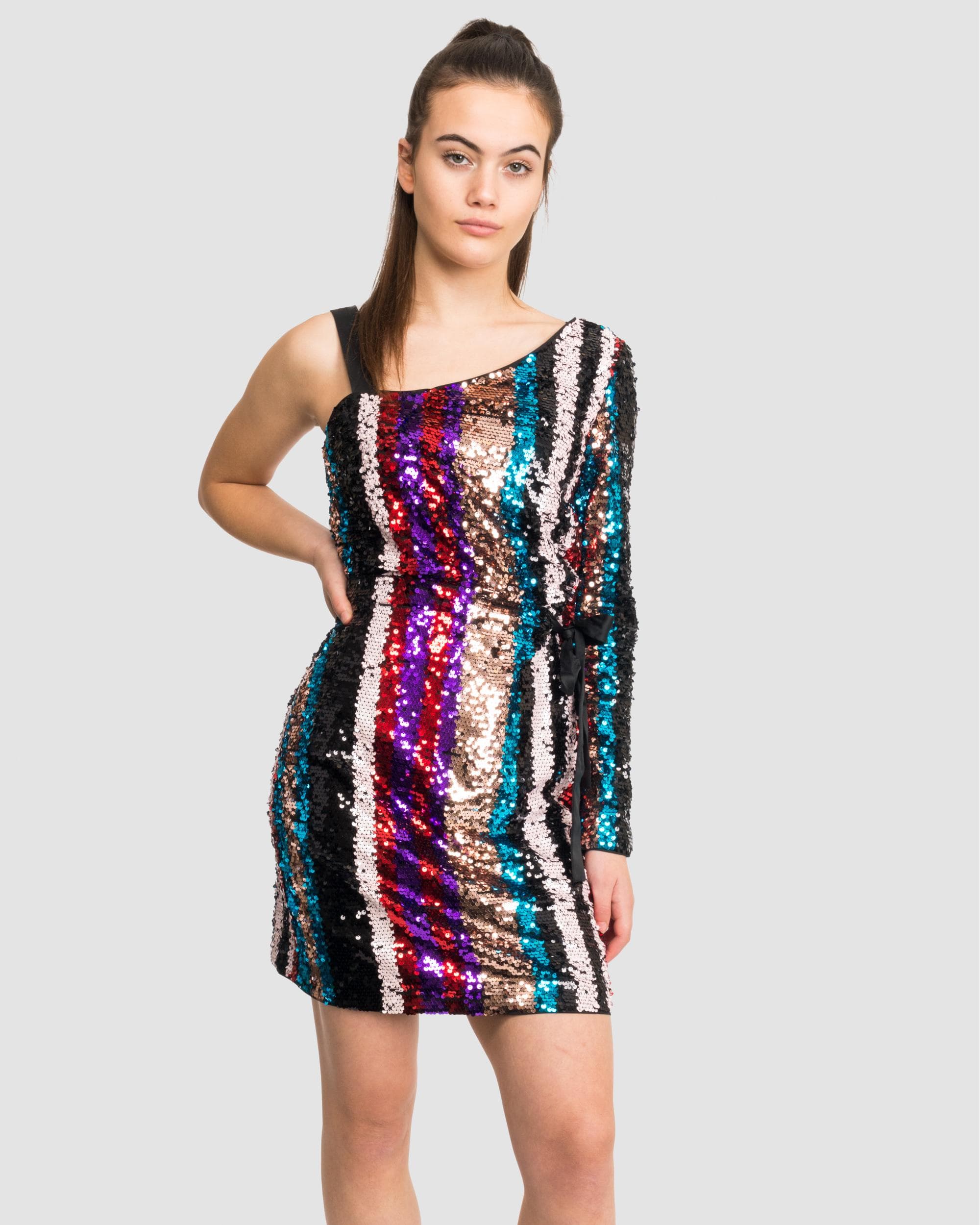 Armani Exchange Womens Sequin Party Dress - Image 3