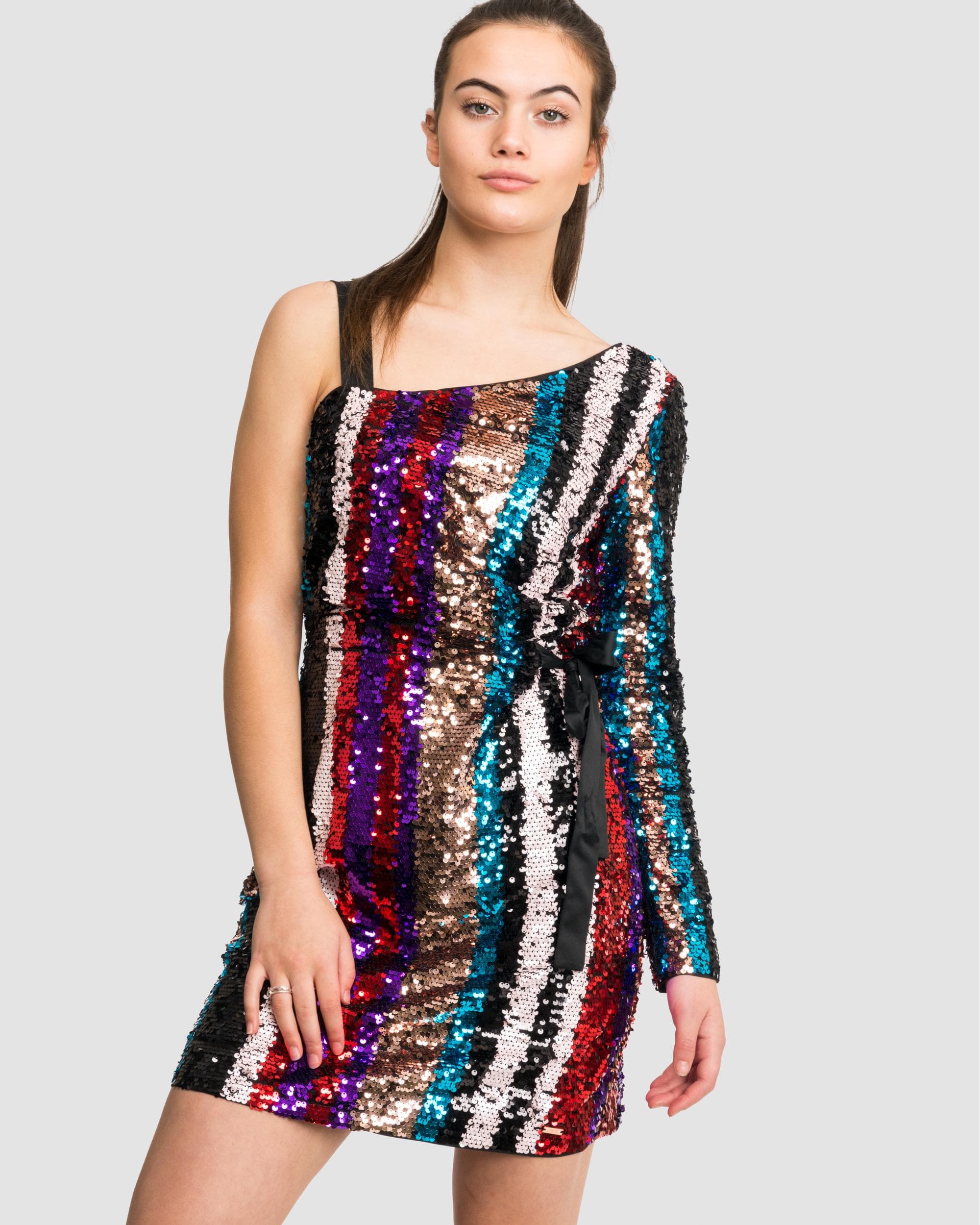 Armani Exchange Womens Sequin Party Dress - Image 4