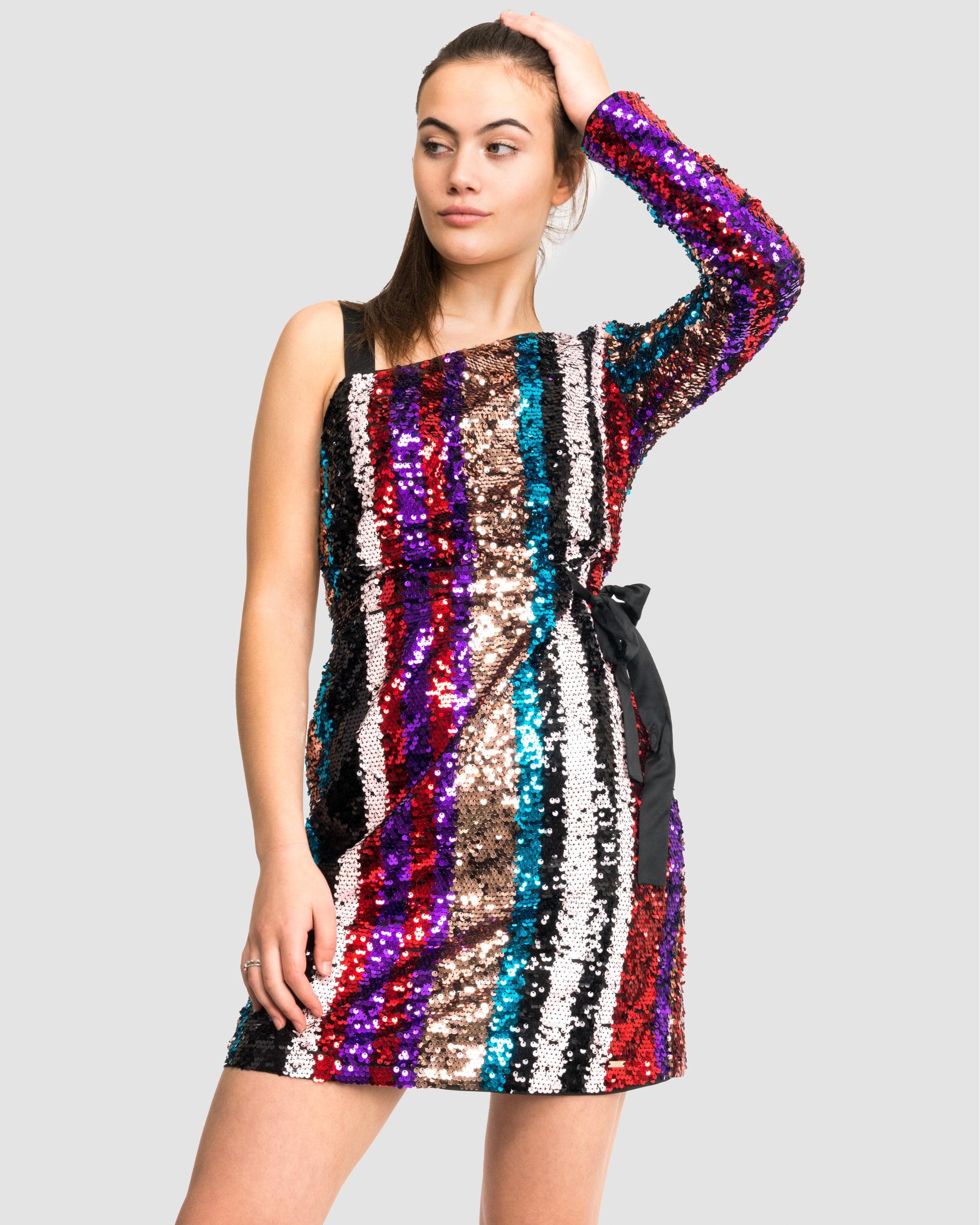 Armani Exchange Womens Sequin Party Dress - Image 5