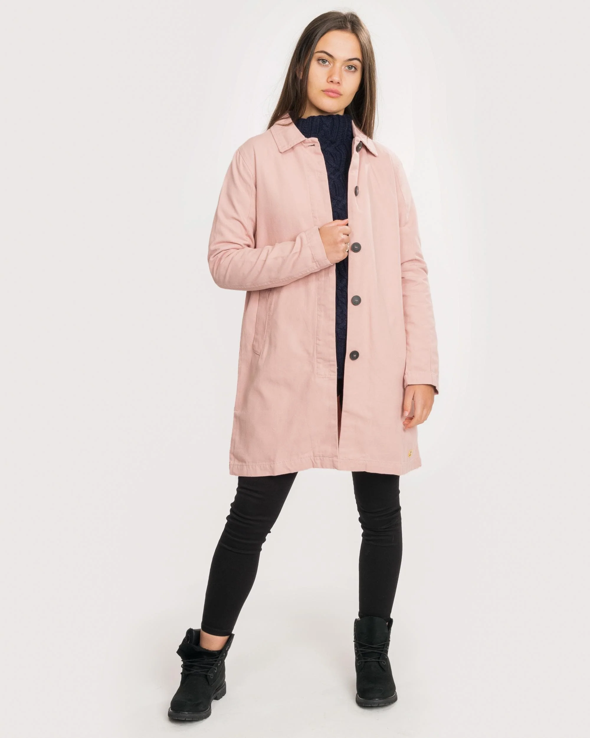 Armor Lux Womens Heritage Overcoat - Image 2