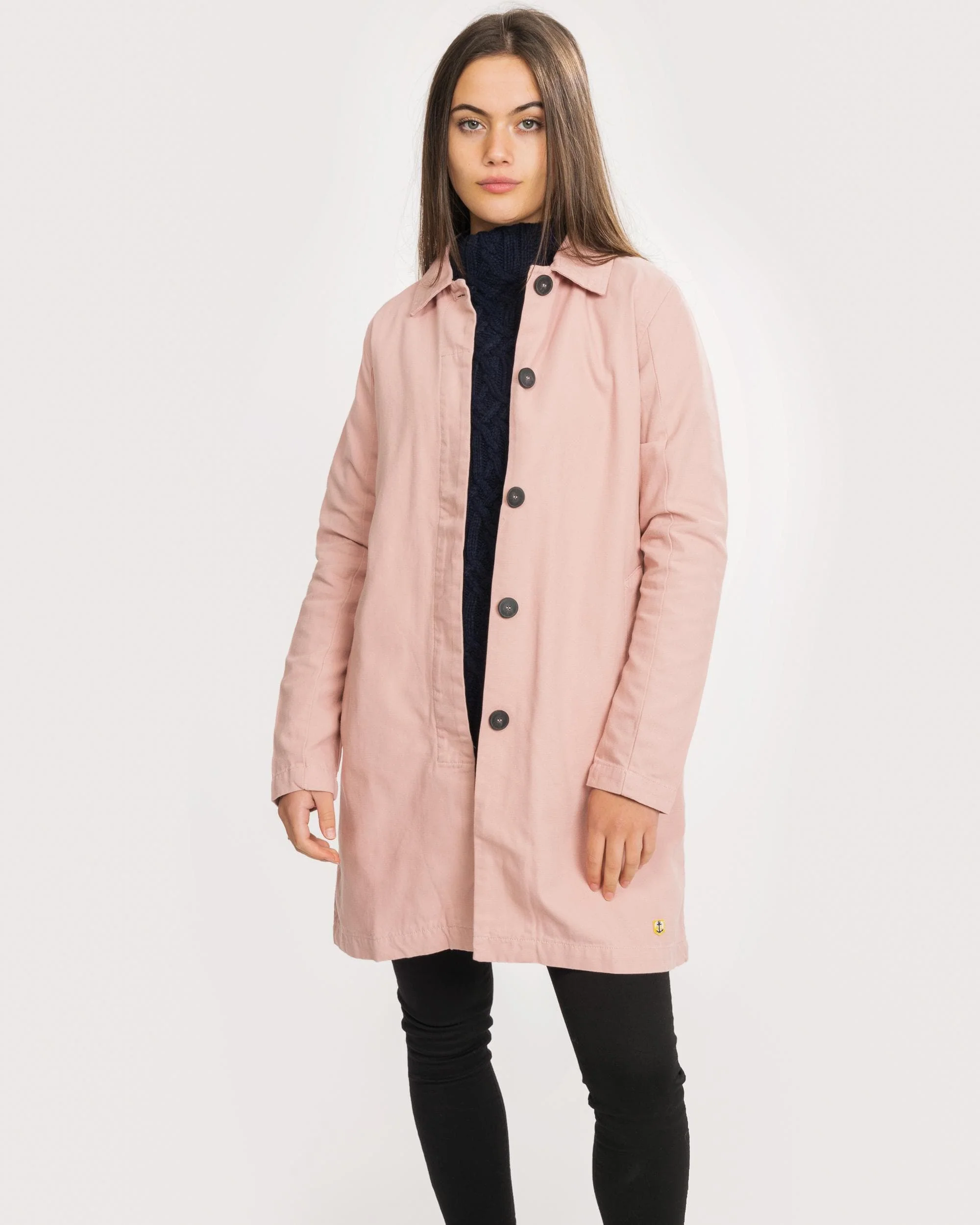 Armor Lux Womens Heritage Overcoat - Image 3