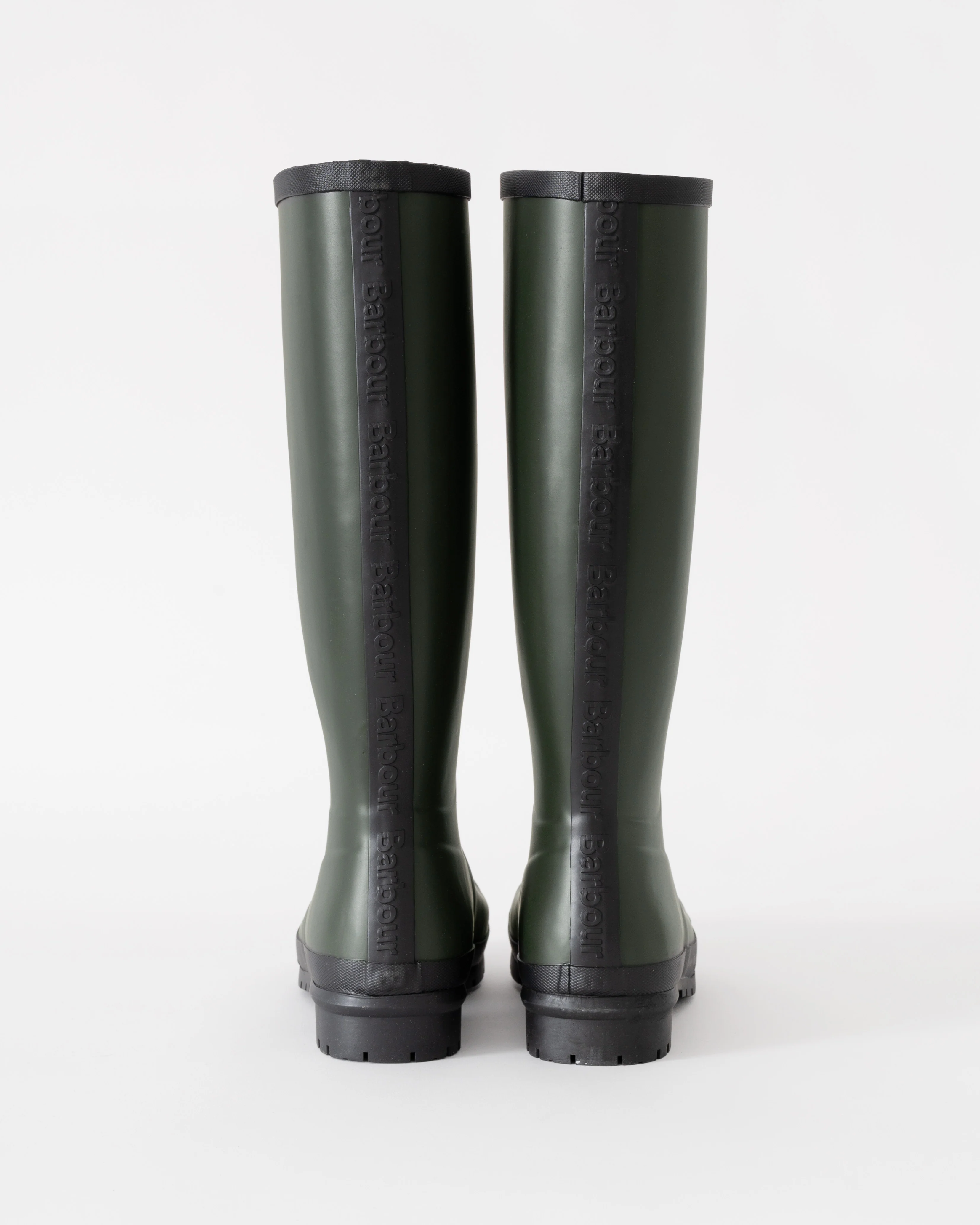 Barbour Abbey Womens Tall Wellingtons - Olive - Image 3