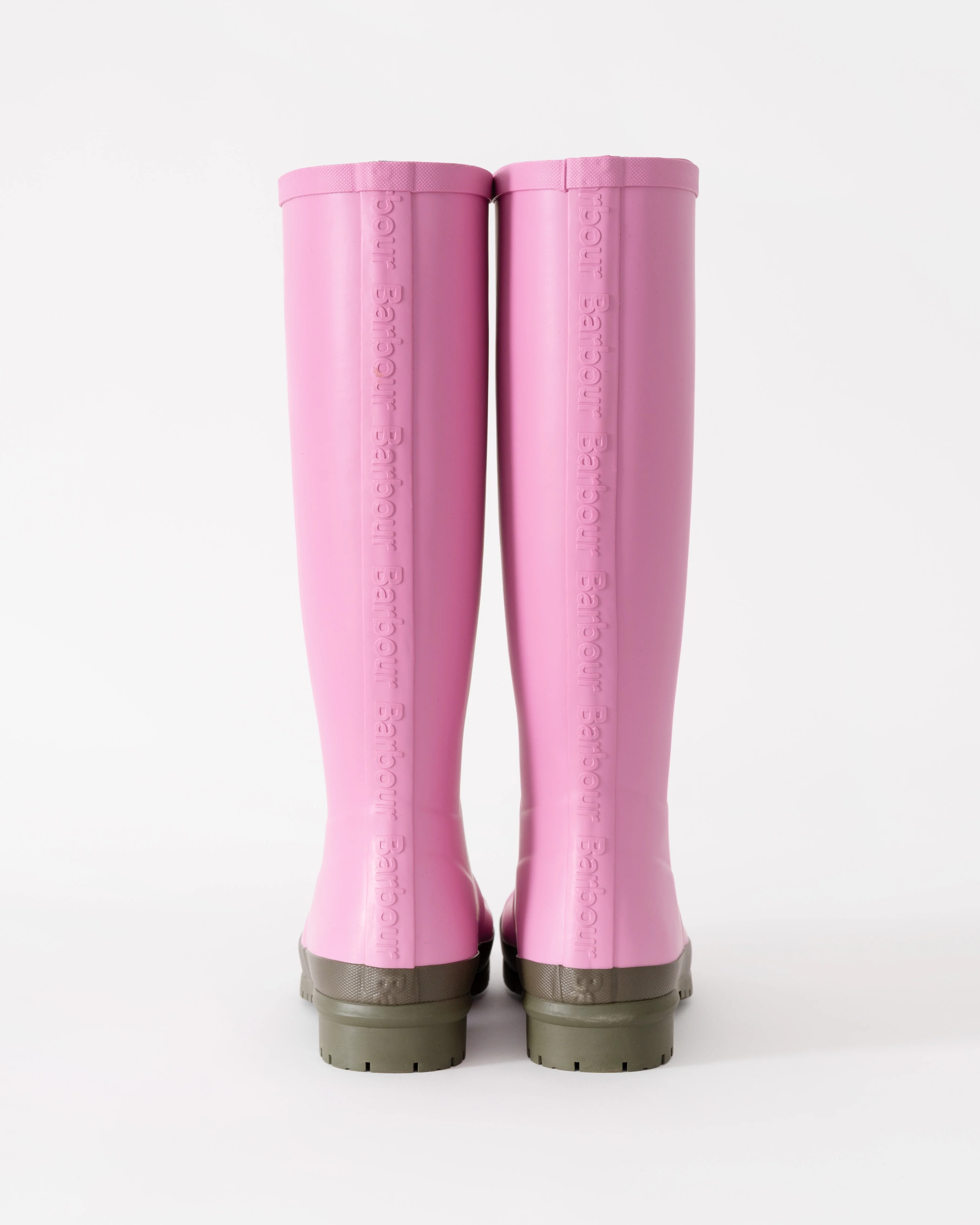 Barbour Abbey Womens Wellingtons - Pink - Image 3