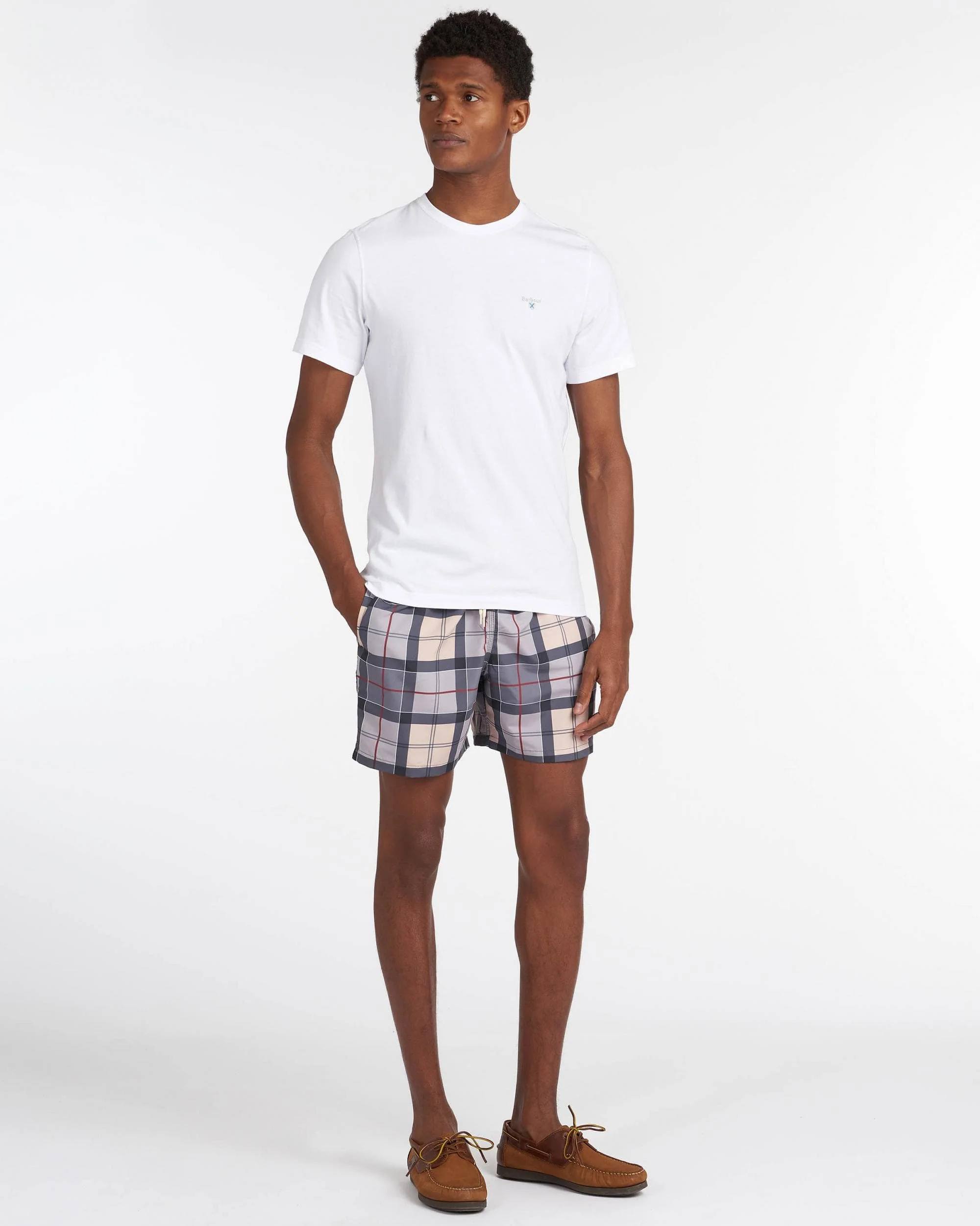 Barbour Aboyne Mens T-Shirt - White - Image 2